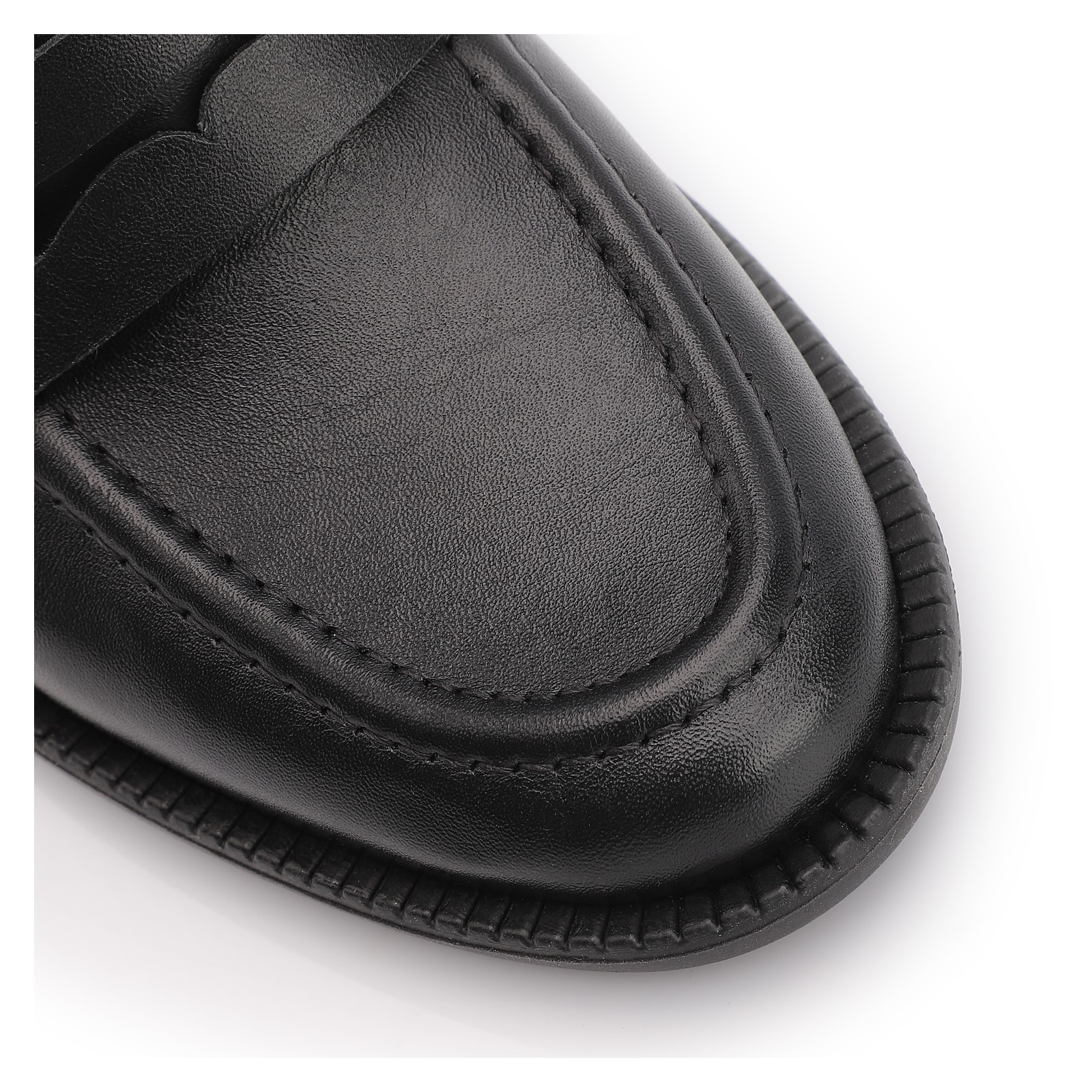 Mocassim Couro Preto