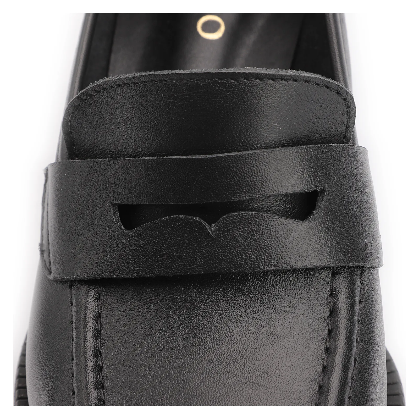 Mocassim Couro Preto