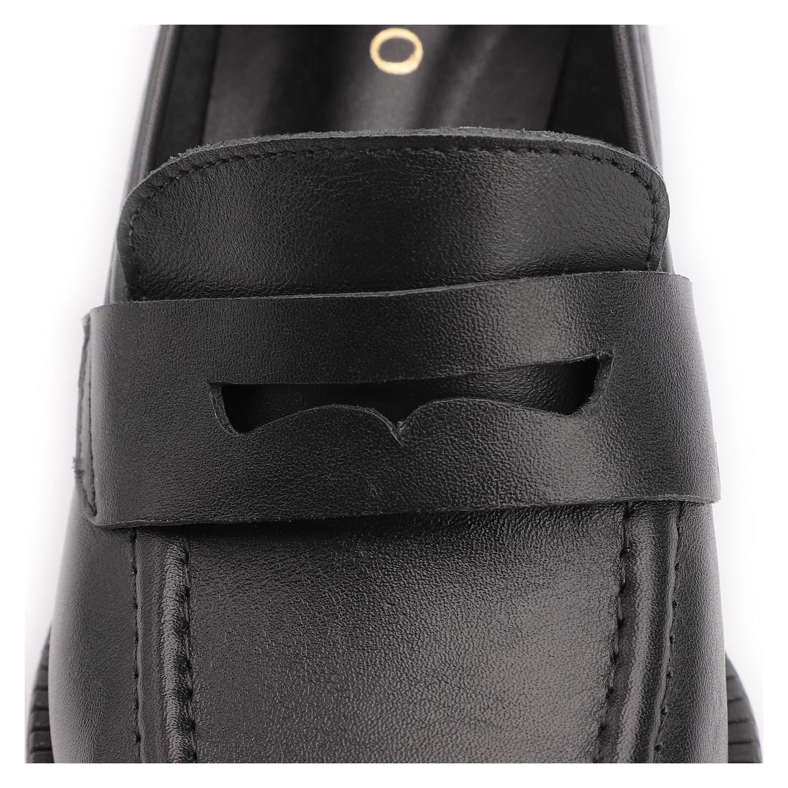 Mocassim Couro Preto