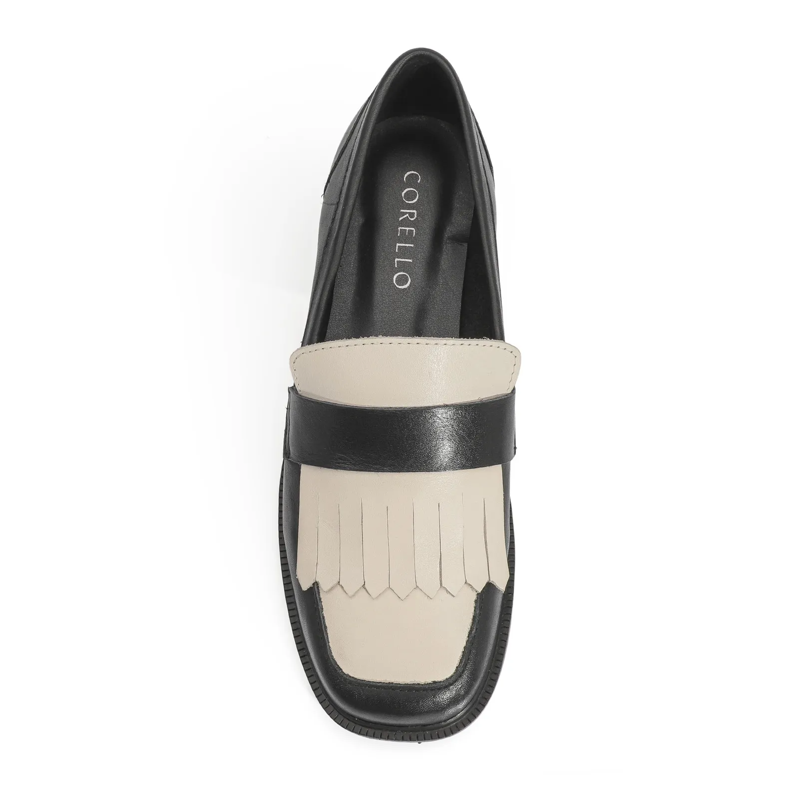 Mocassim Couro Preto