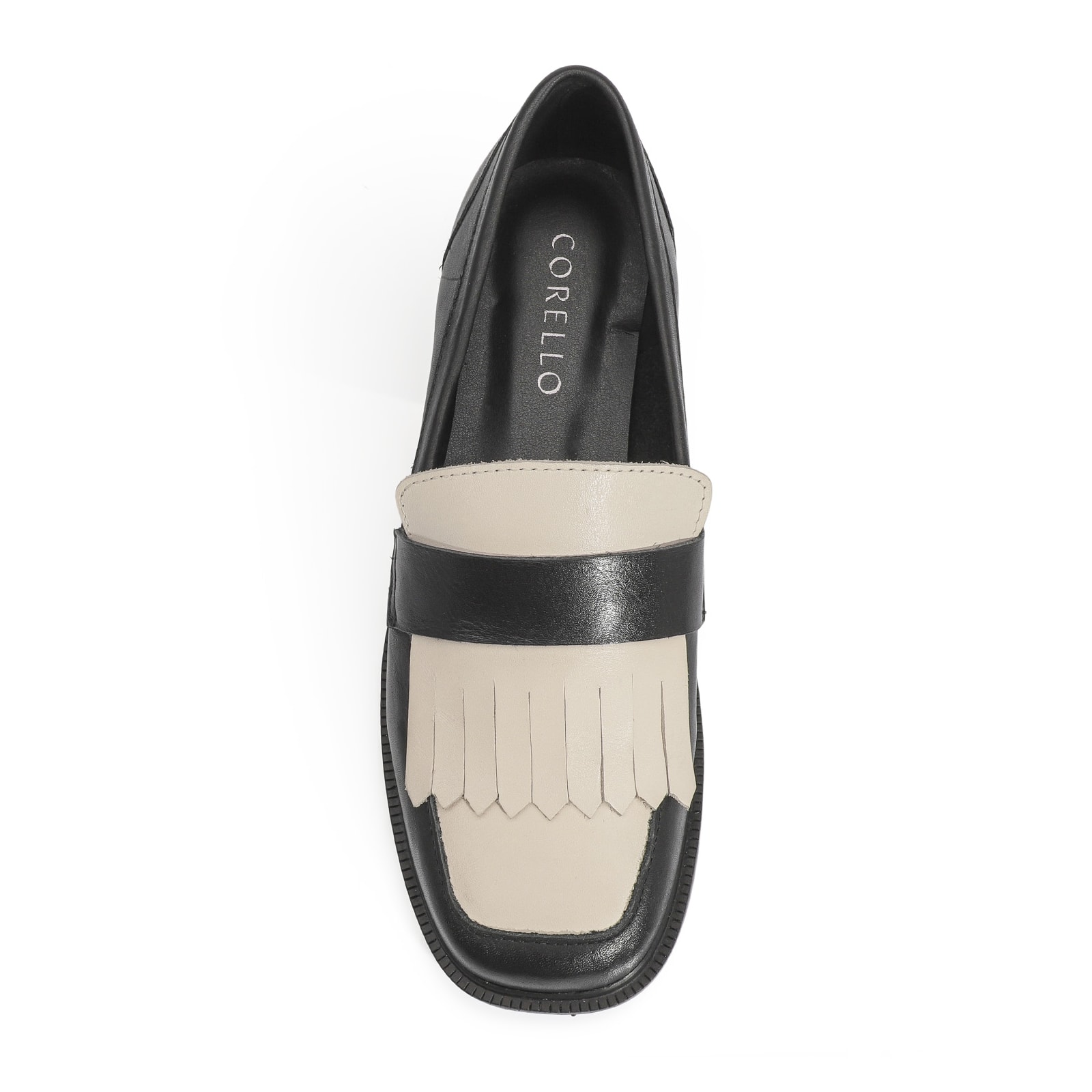 Mocassim Couro Preto