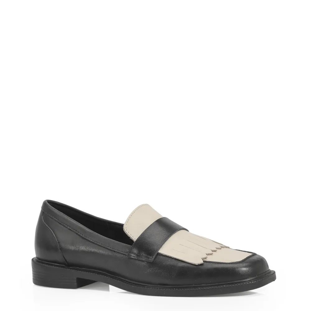 Mocassim Couro Preto