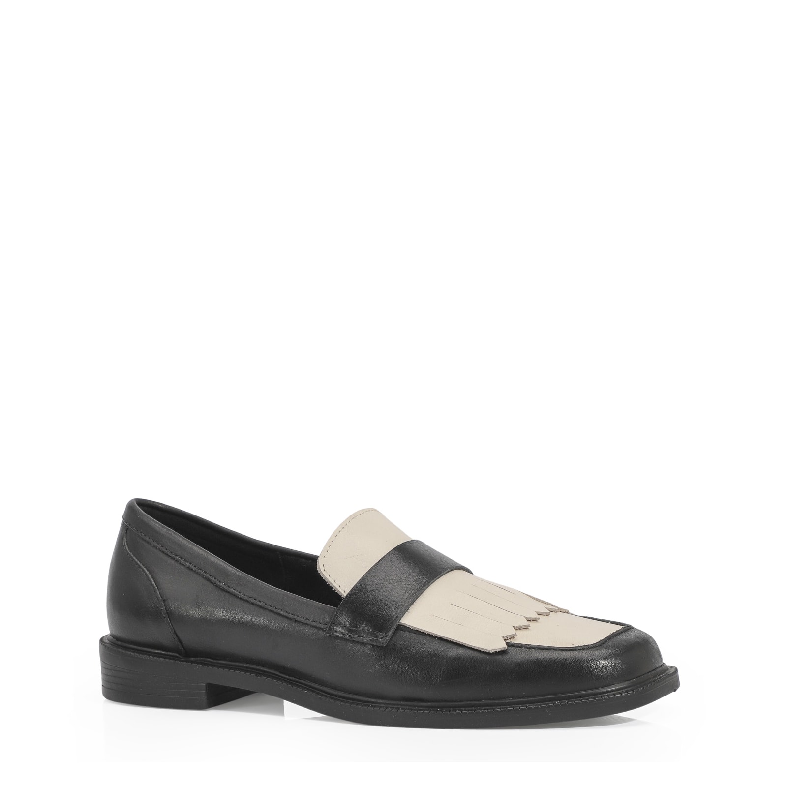 Mocassim Couro Preto