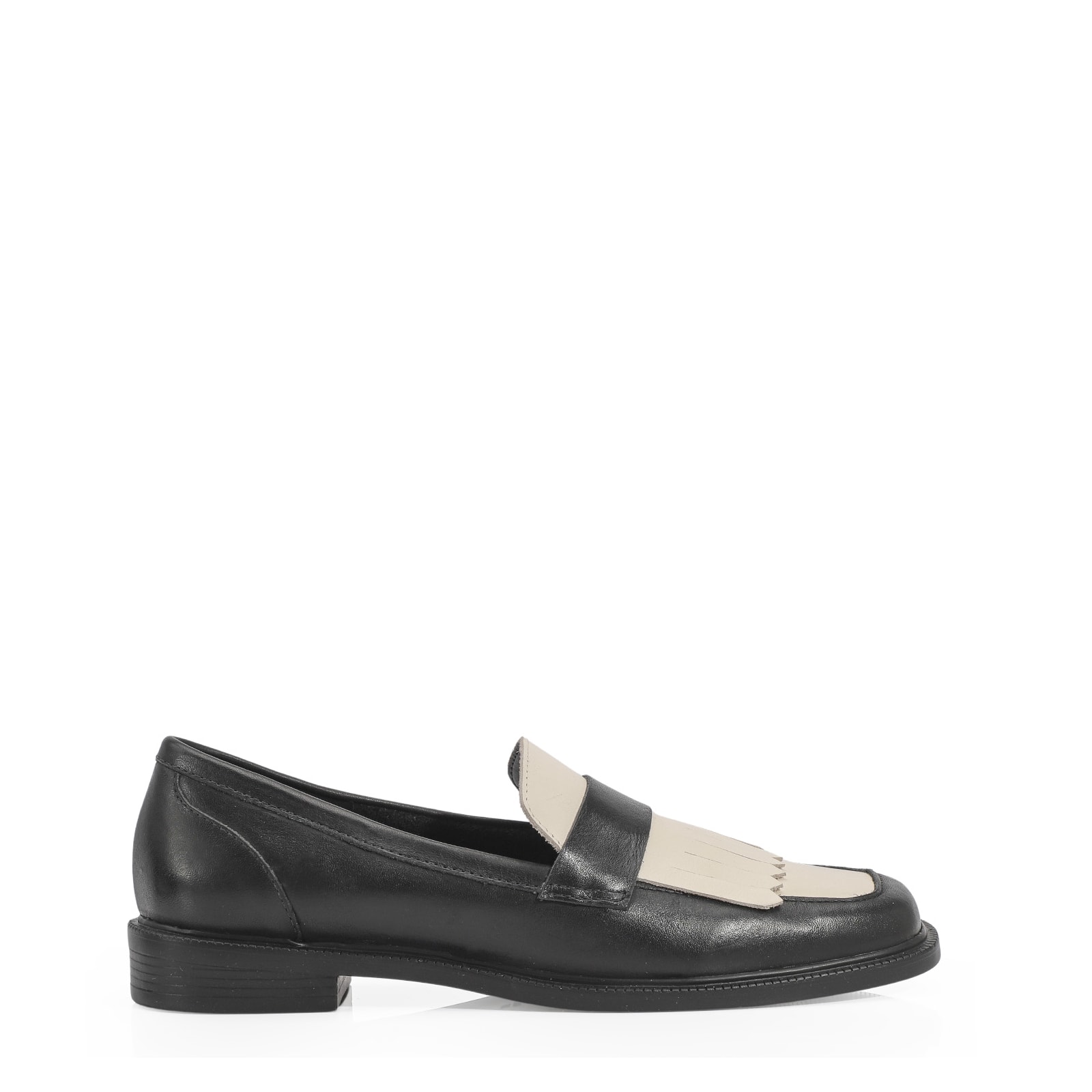 Mocassim Couro Preto