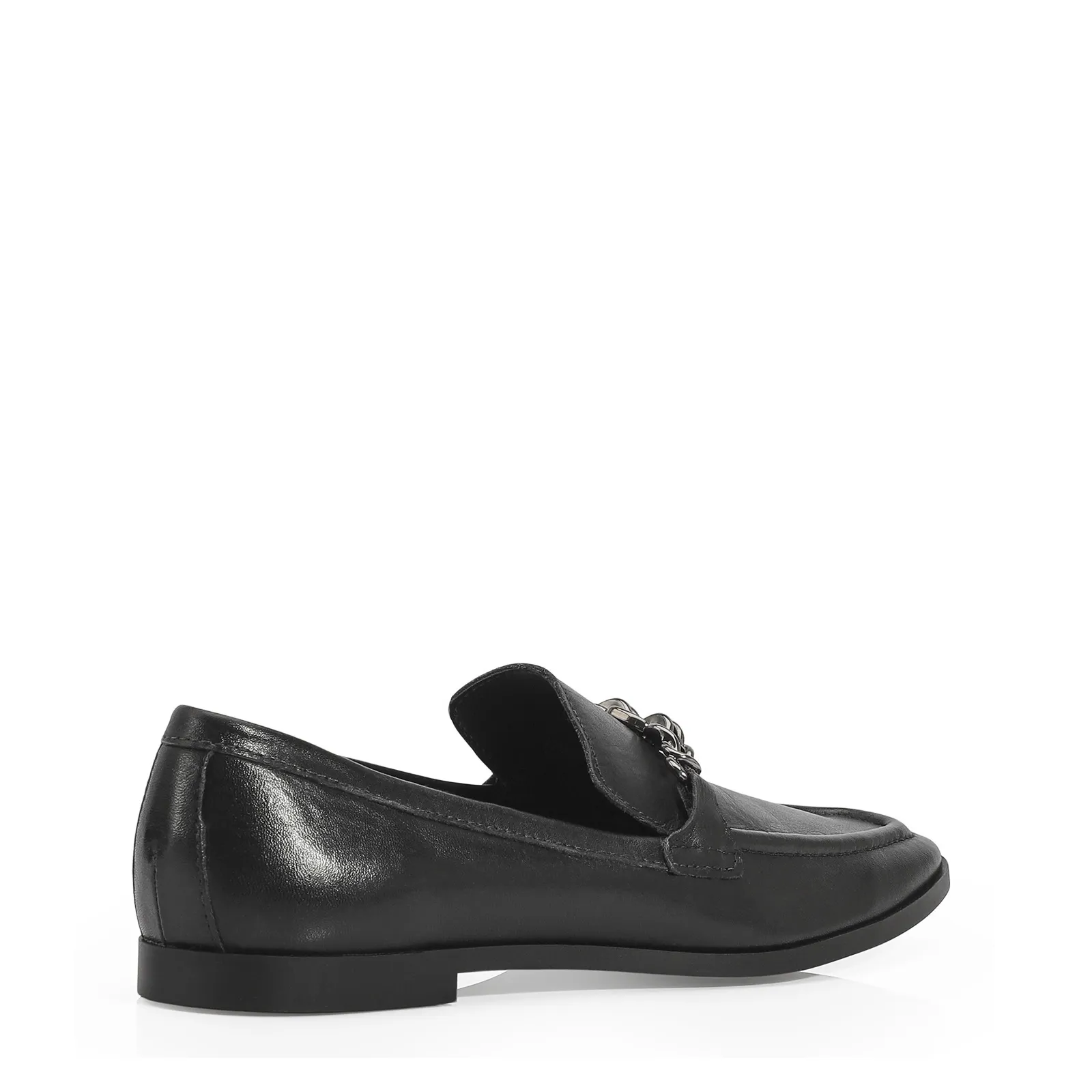 Mocassim Couro Preto