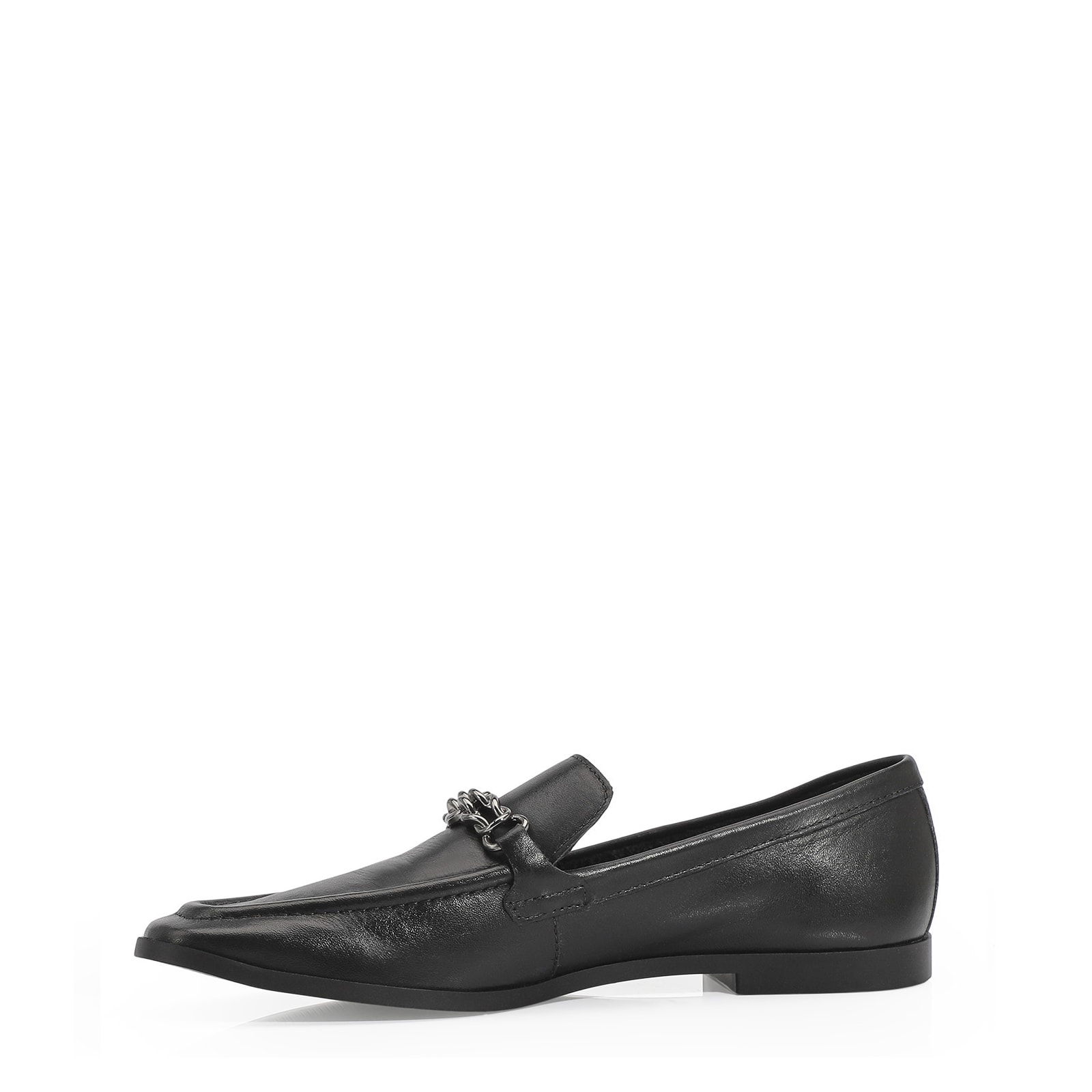Mocassim Couro Preto