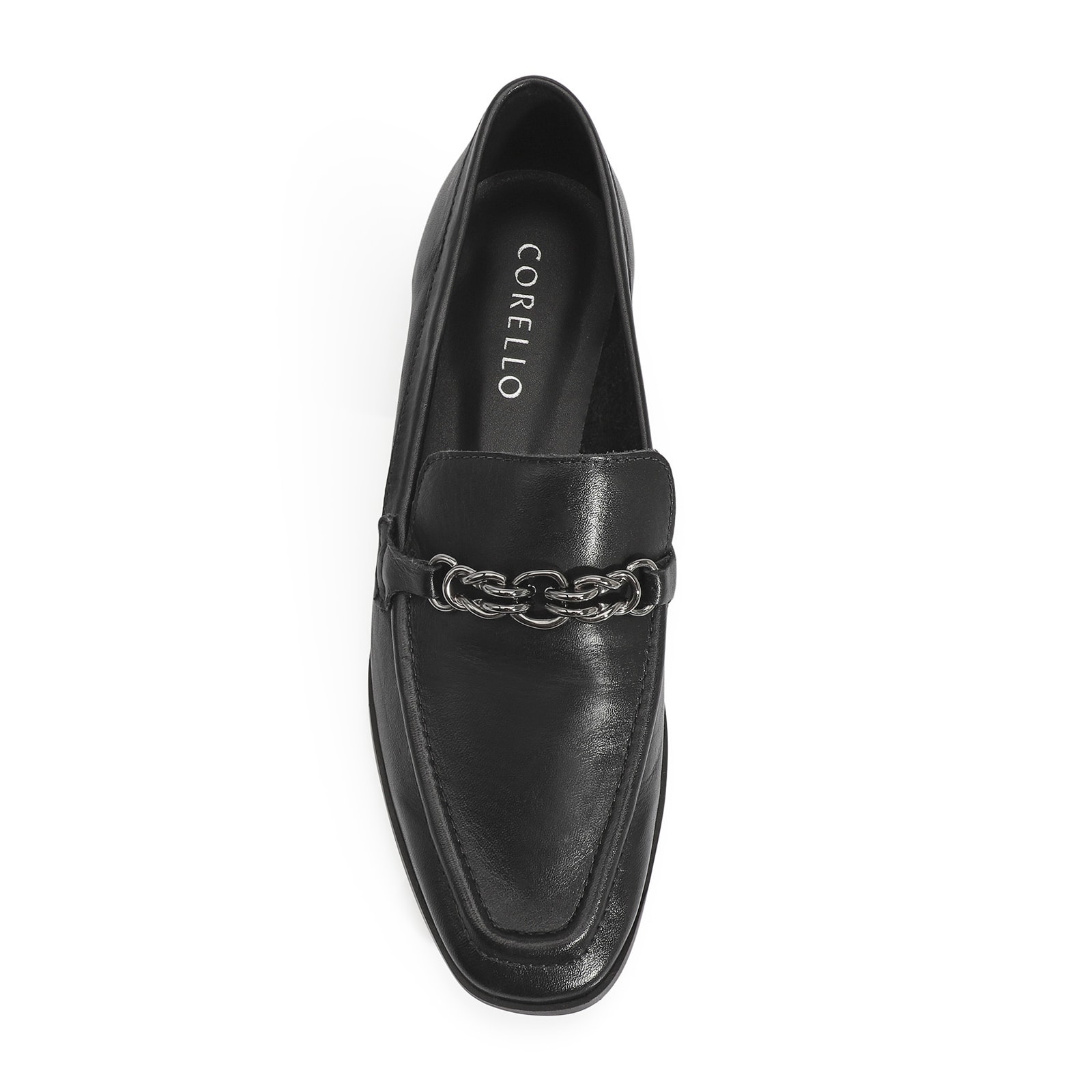 Mocassim Couro Preto