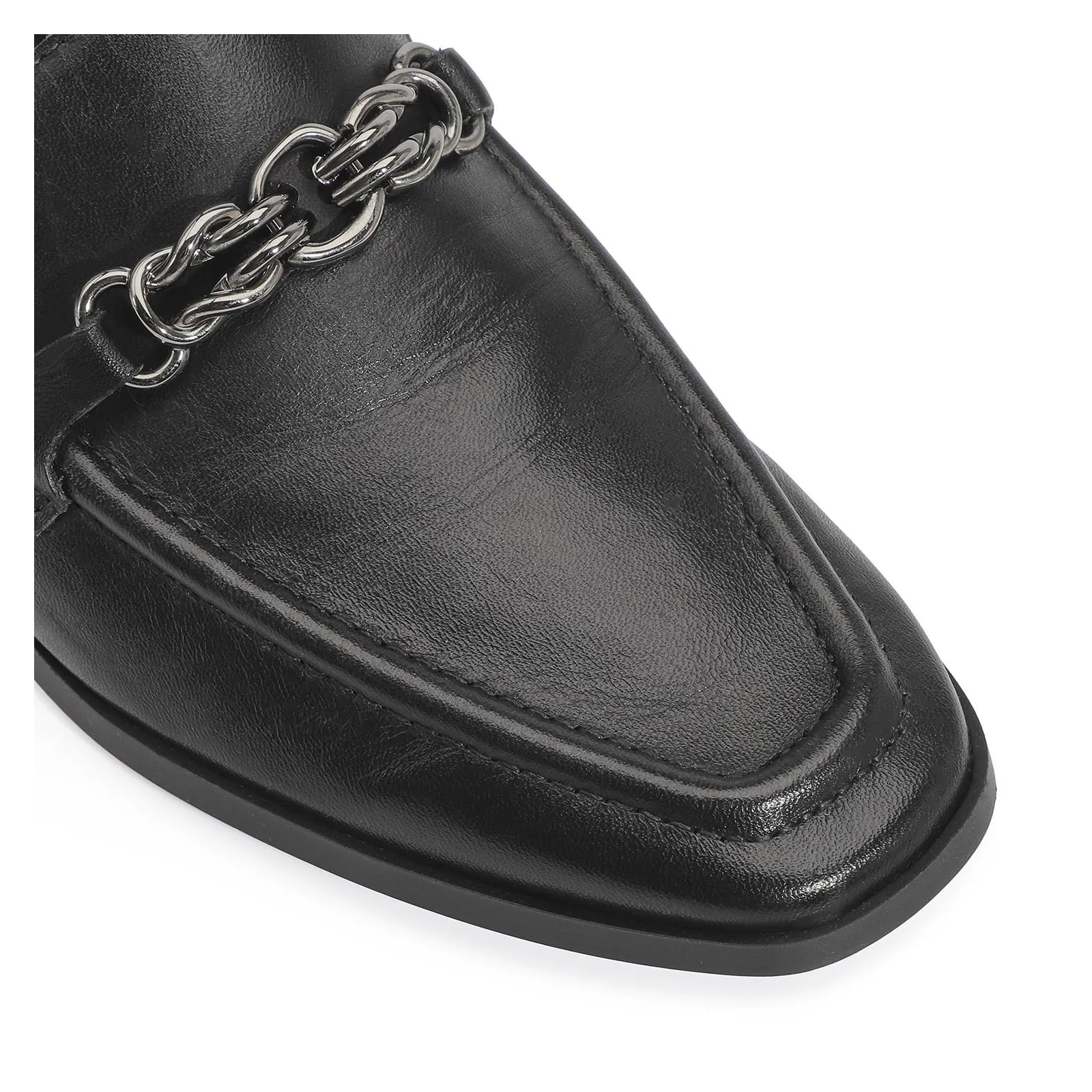 Mocassim Couro Preto