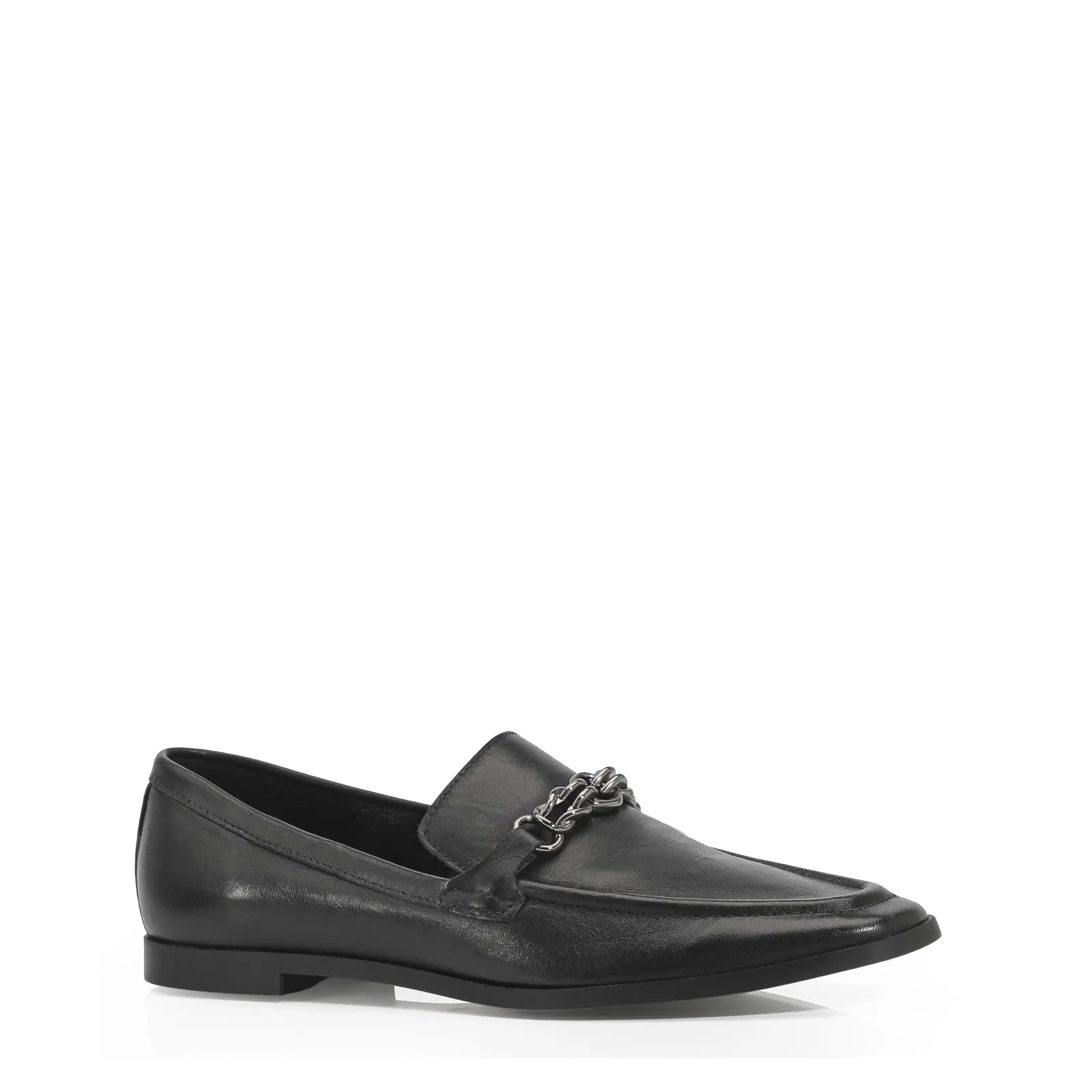 Mocassim Couro Preto
