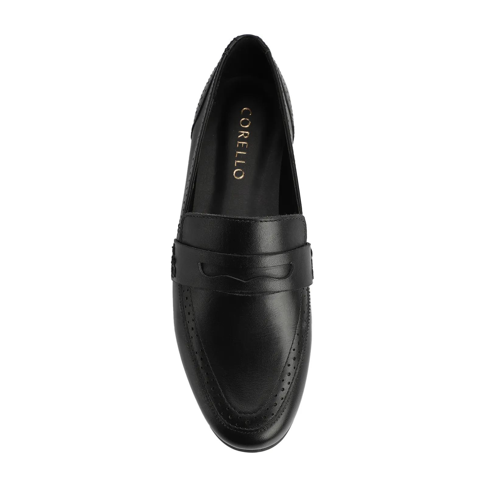 Mocassim Couro Preto