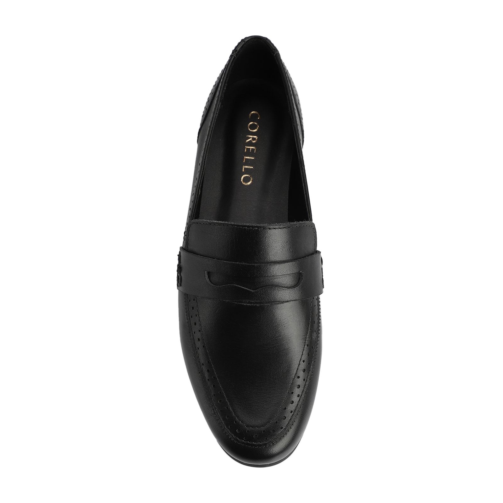 Mocassim Couro Preto