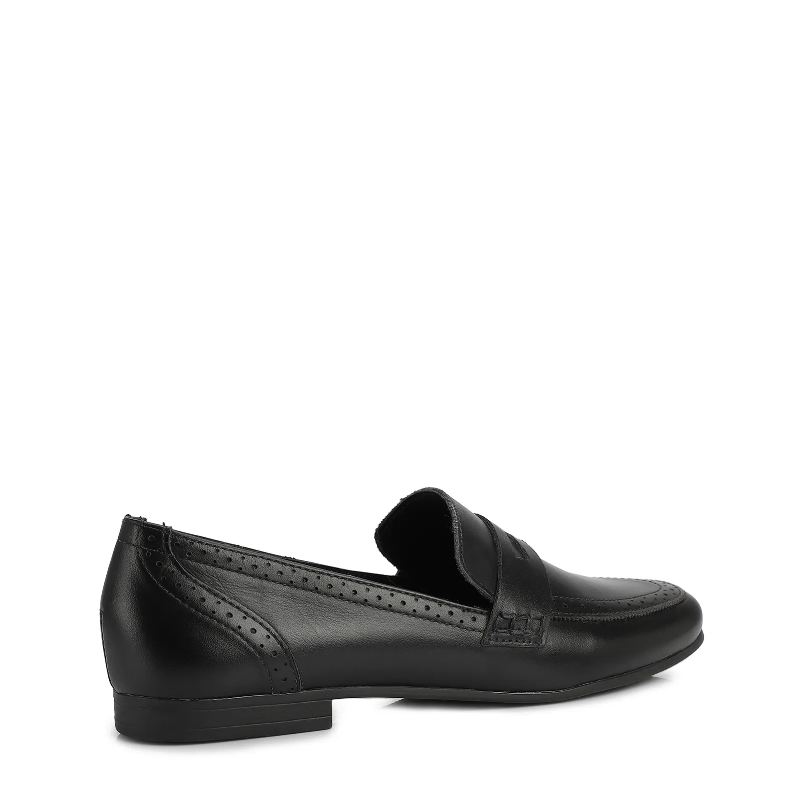 Mocassim Couro Preto