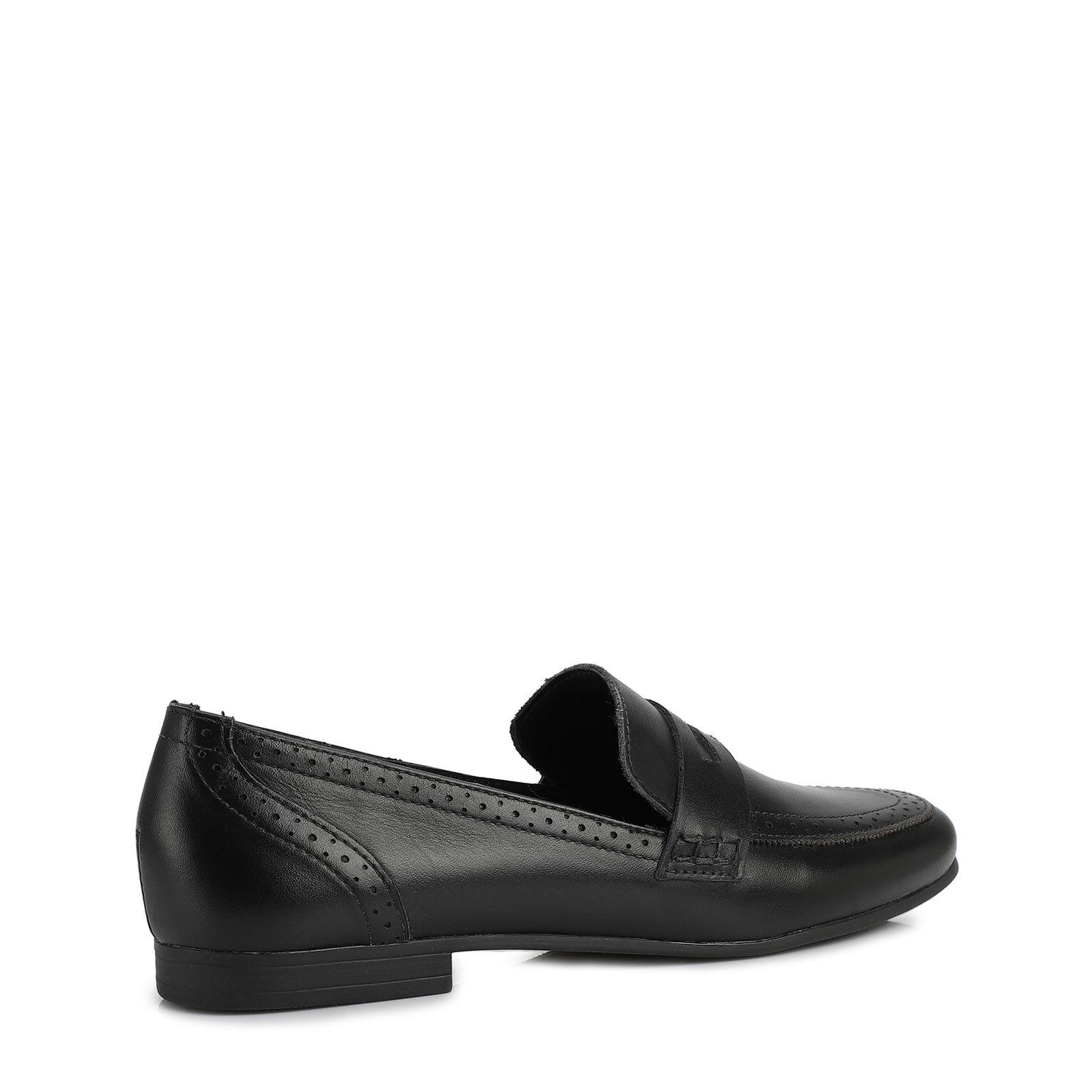 Mocassim Couro Preto