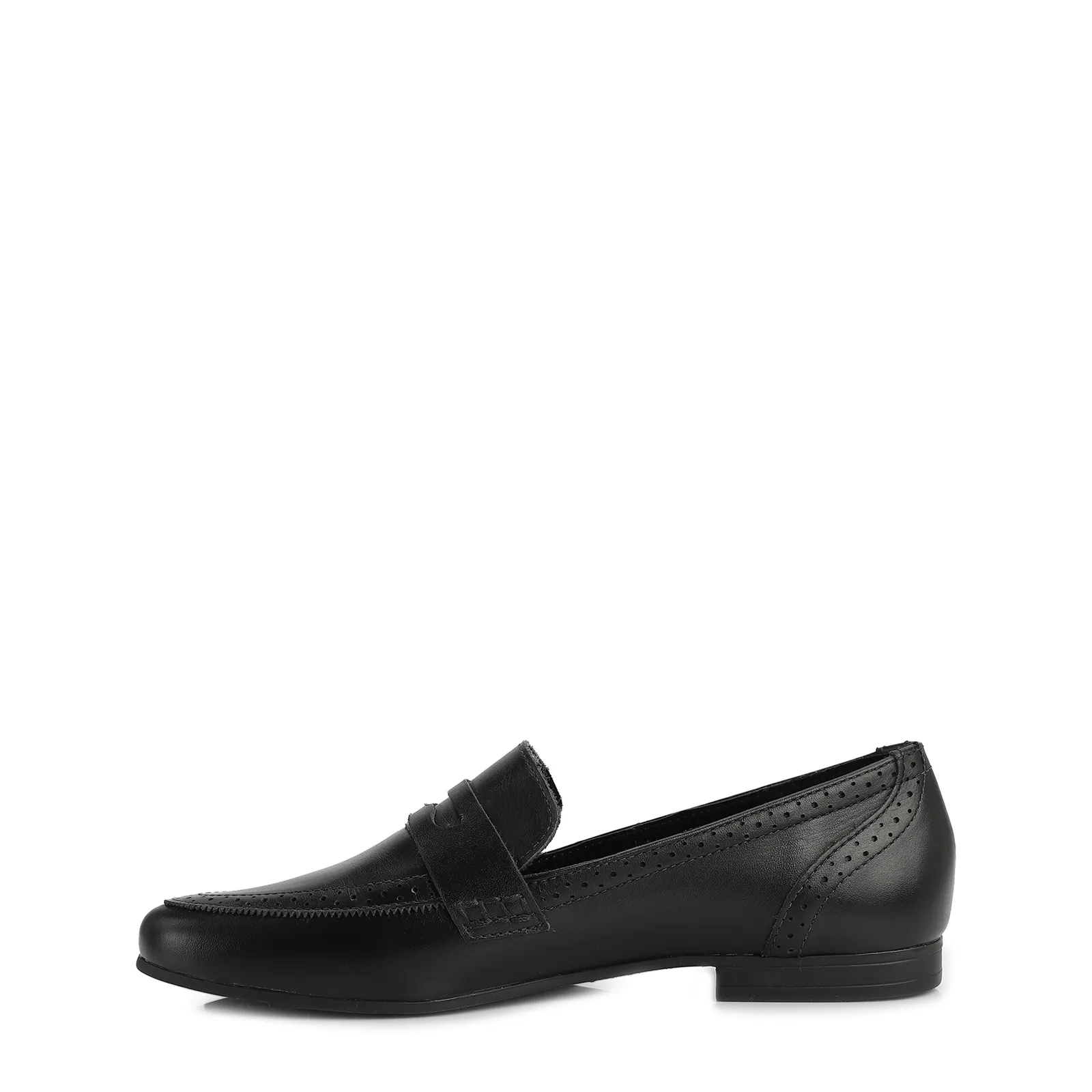 Mocassim Couro Preto