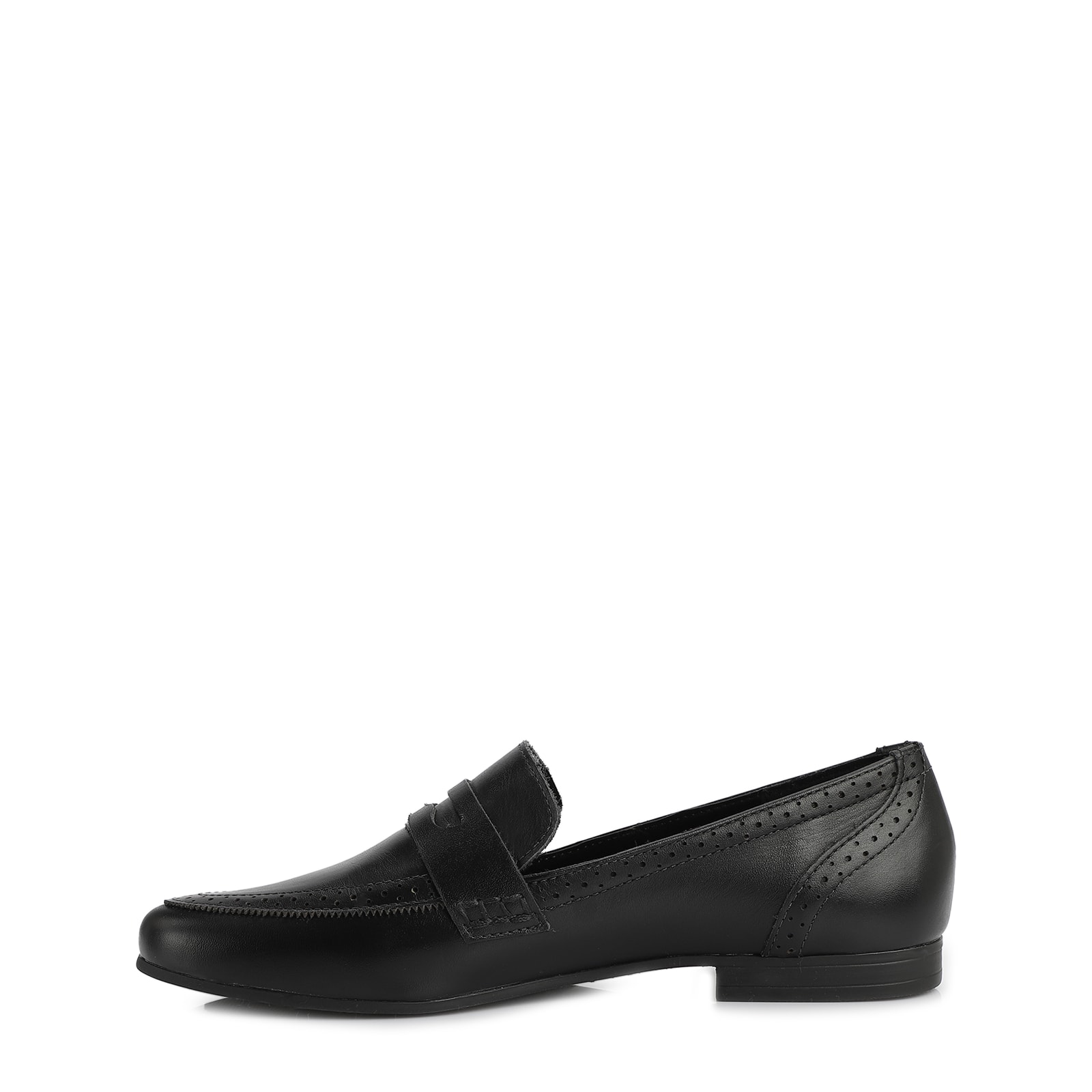Mocassim Couro Preto