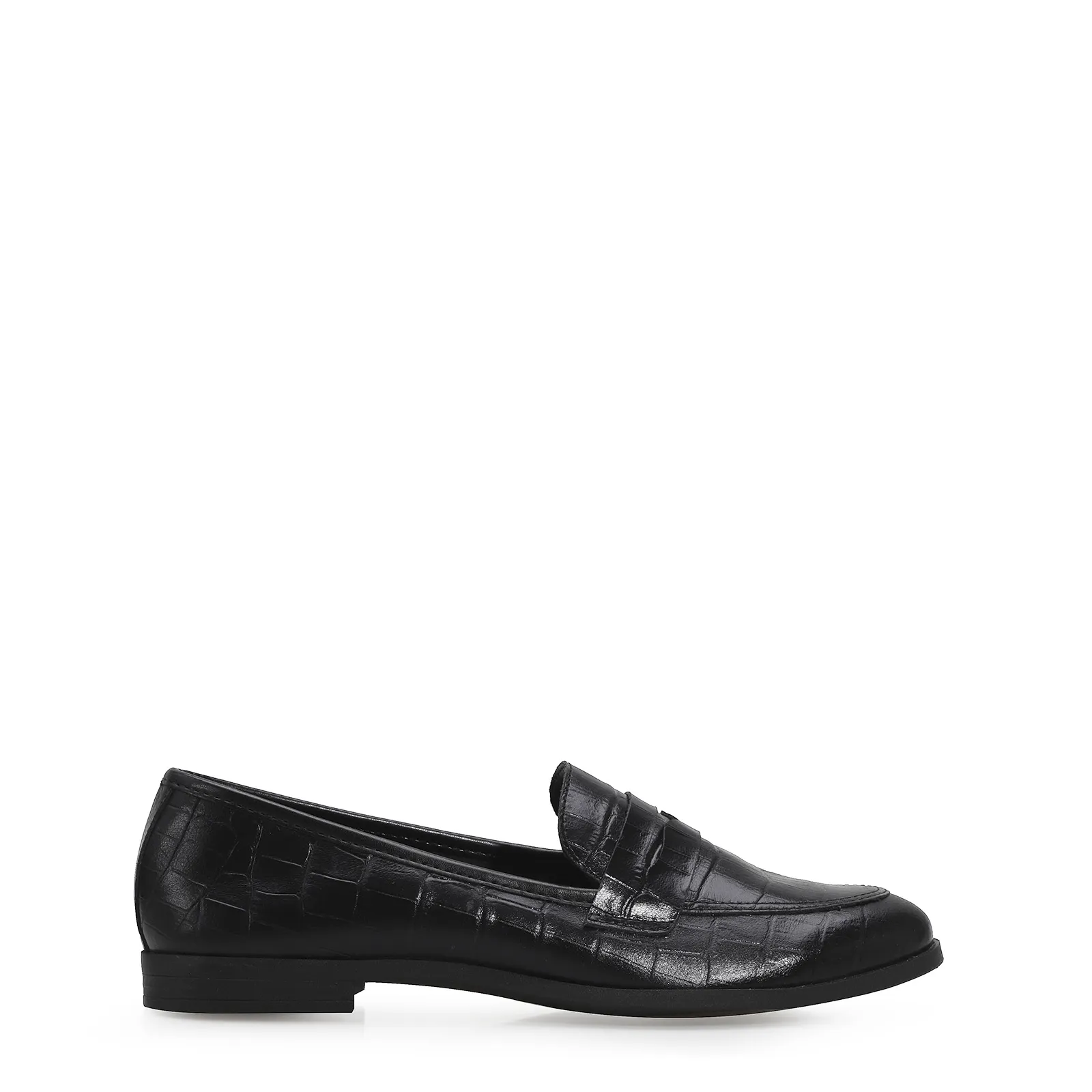 Mocassim Couro Preto