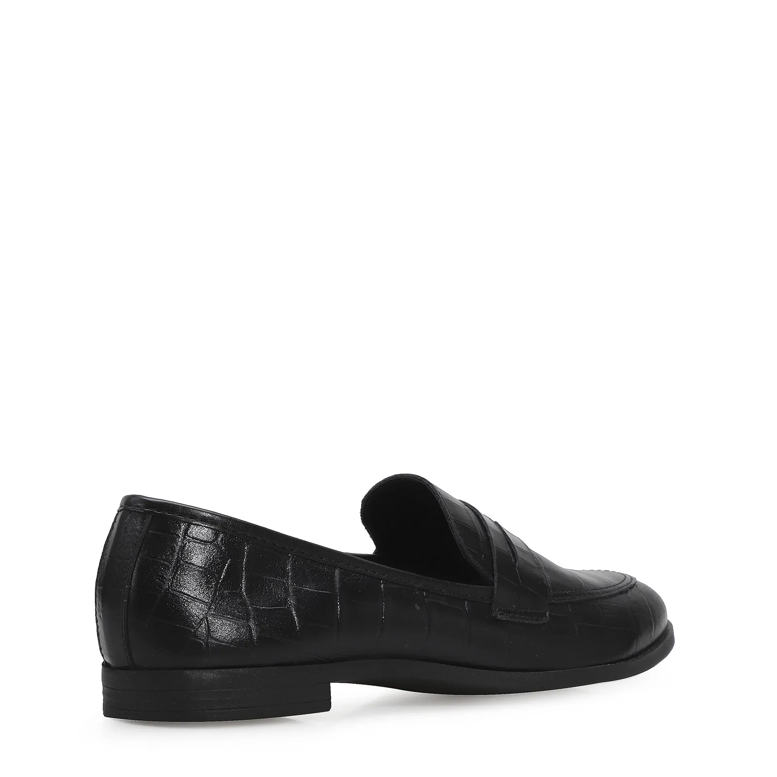 Mocassim Couro Preto