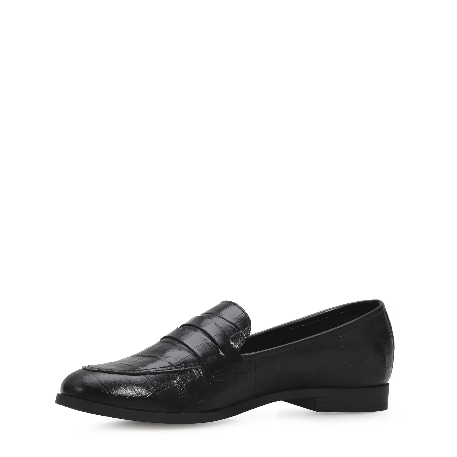 Mocassim Couro Preto
