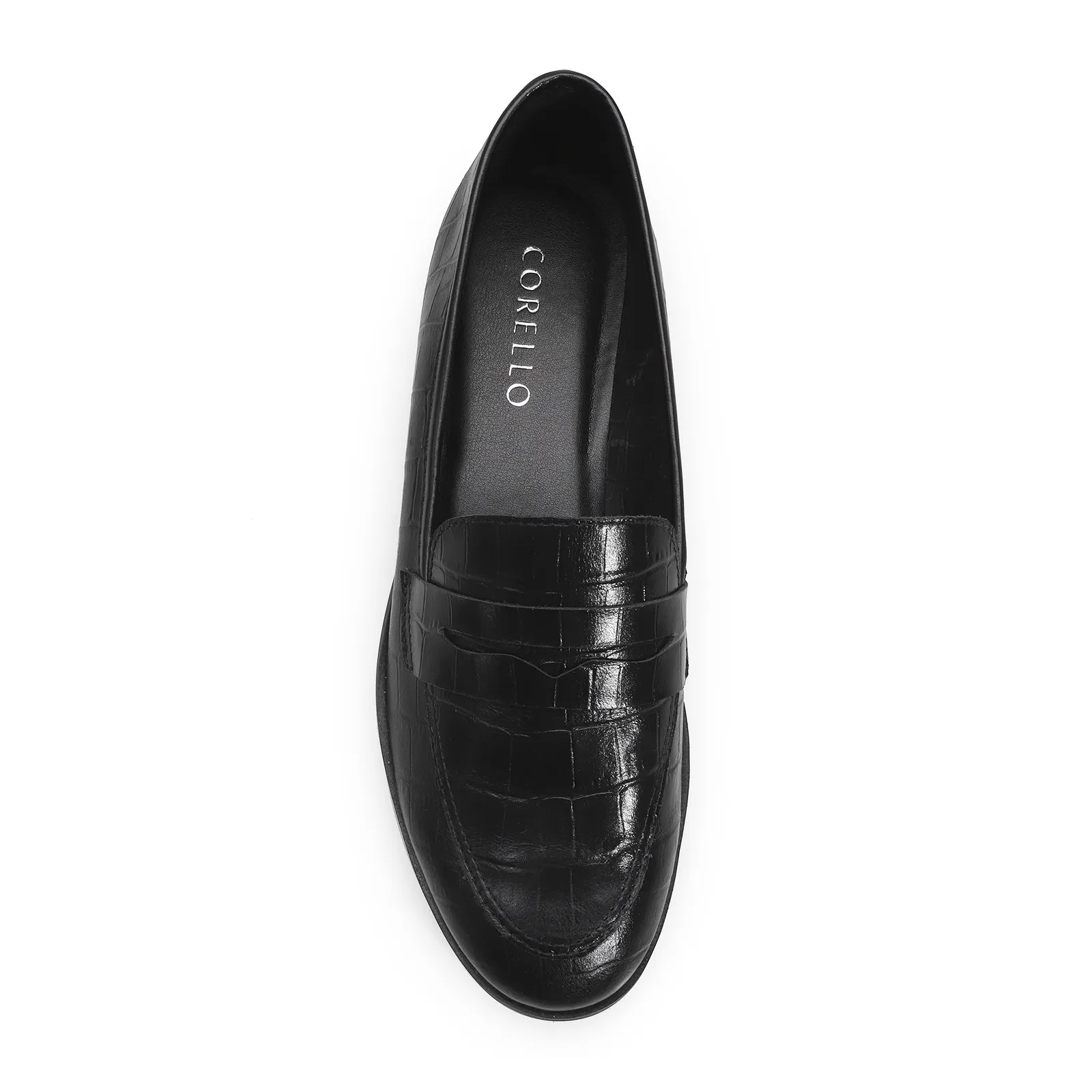 Mocassim Couro Preto