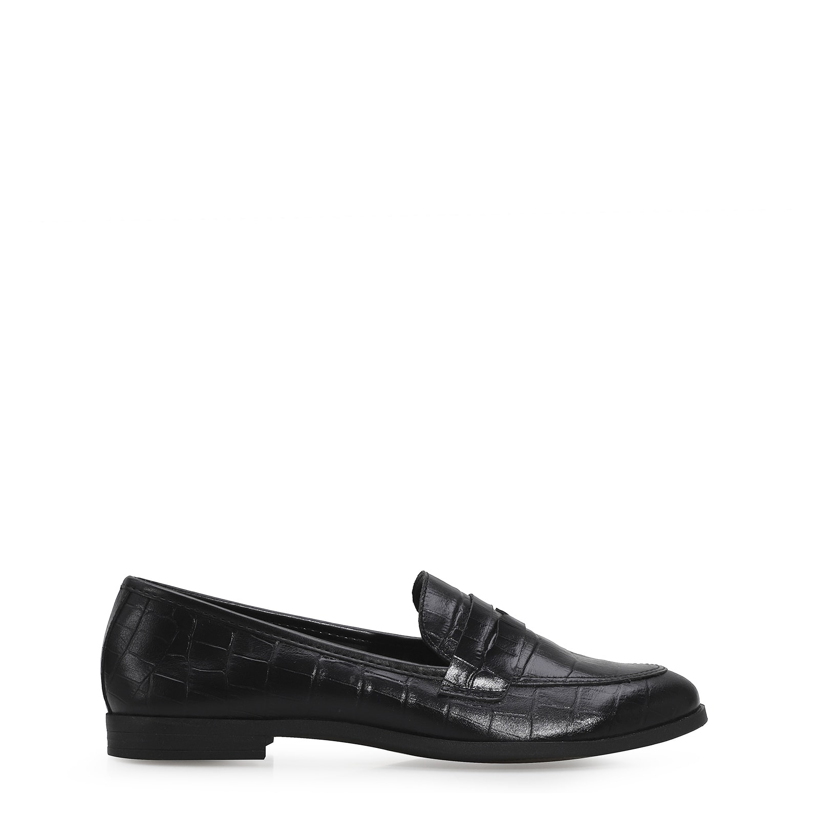 Mocassim Couro Preto