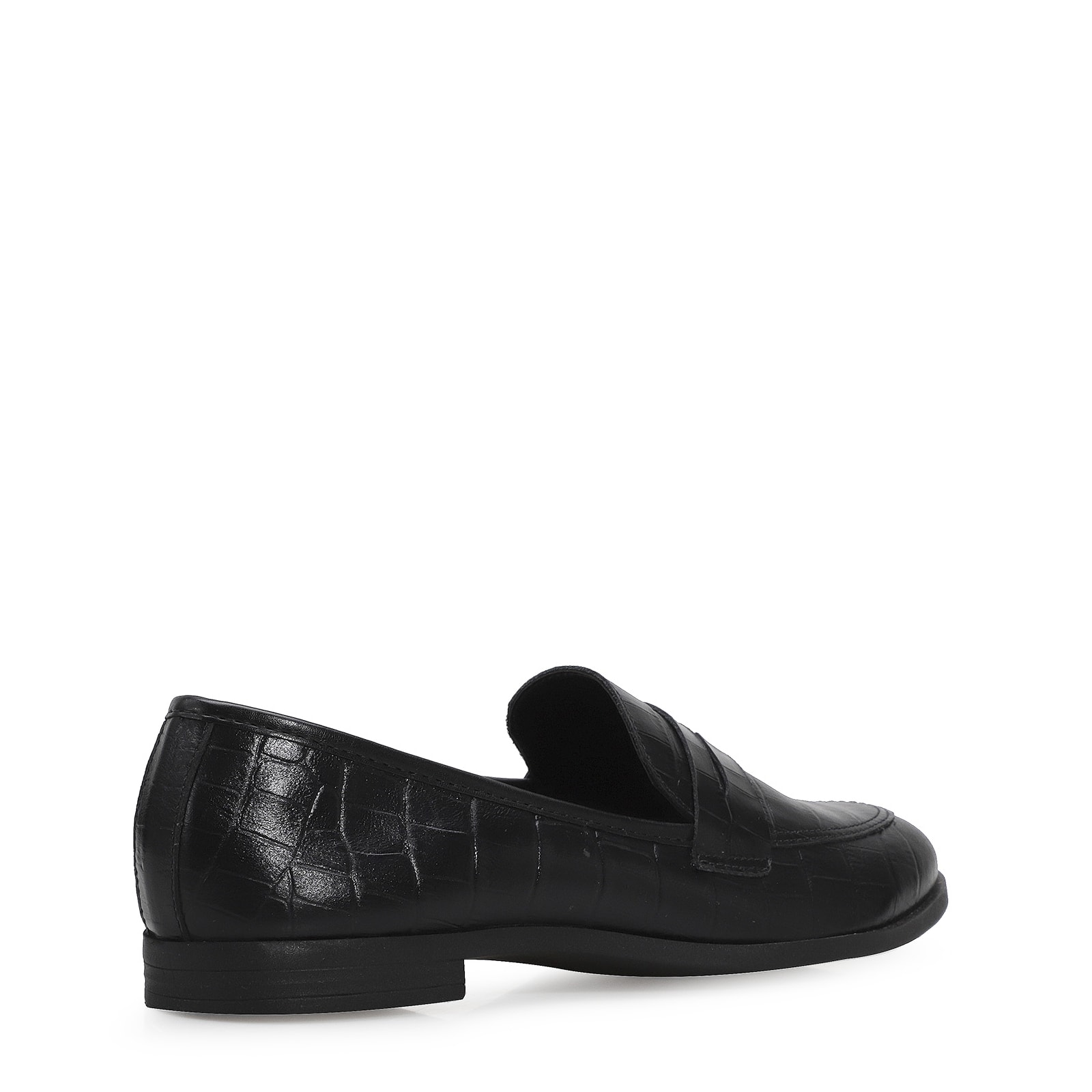Mocassim Couro Preto