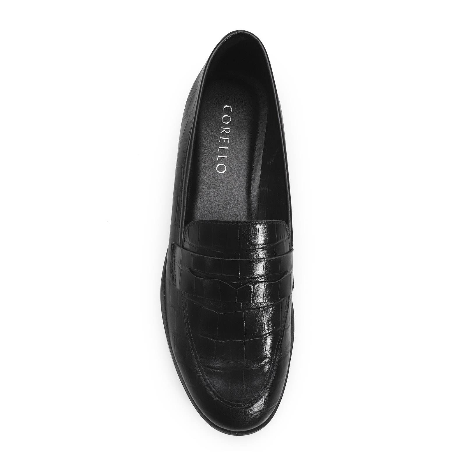 Mocassim Couro Preto