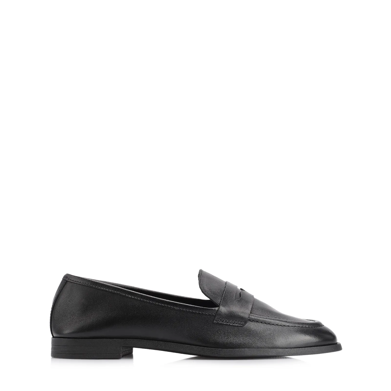 Mocassim Couro Preto