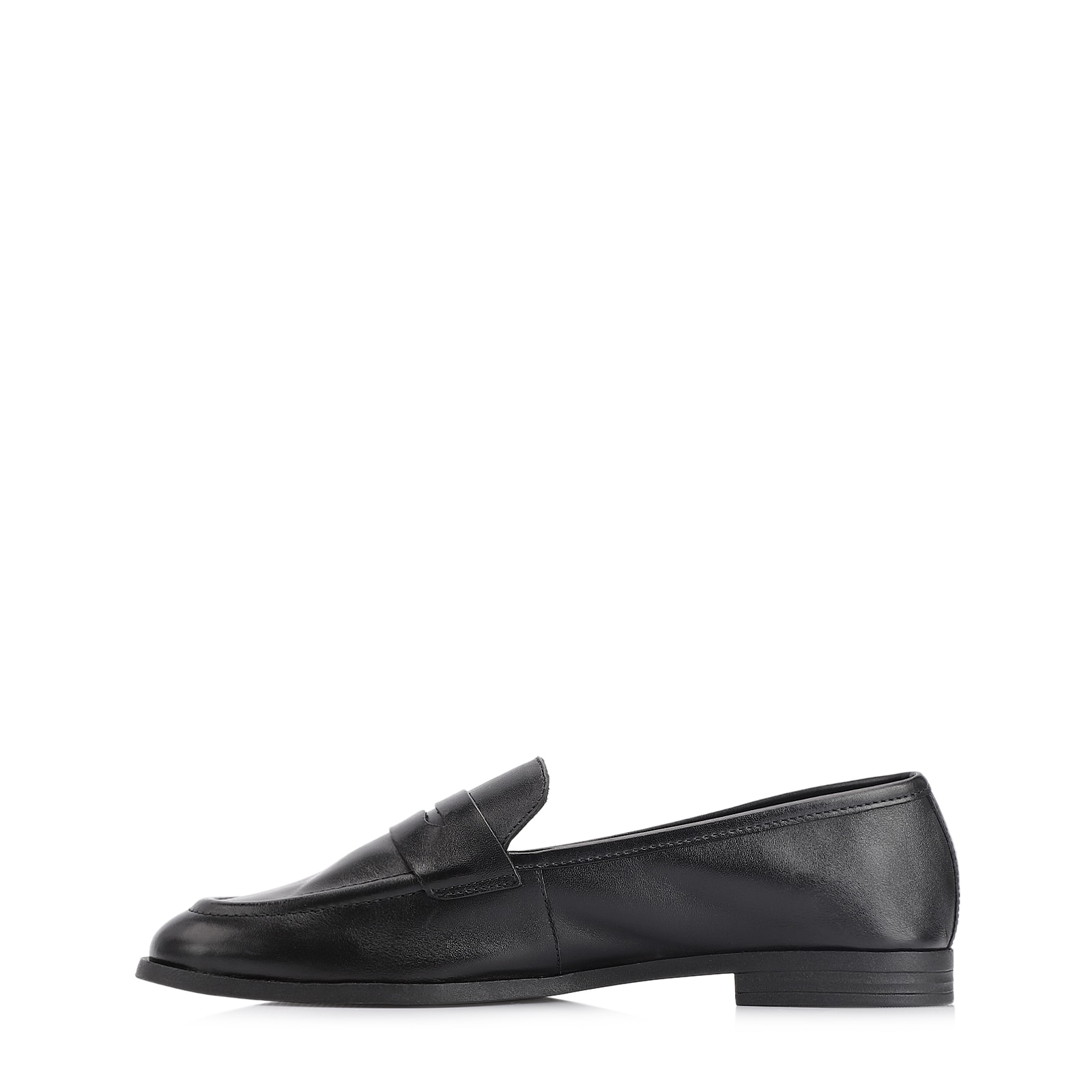 Mocassim Couro Preto