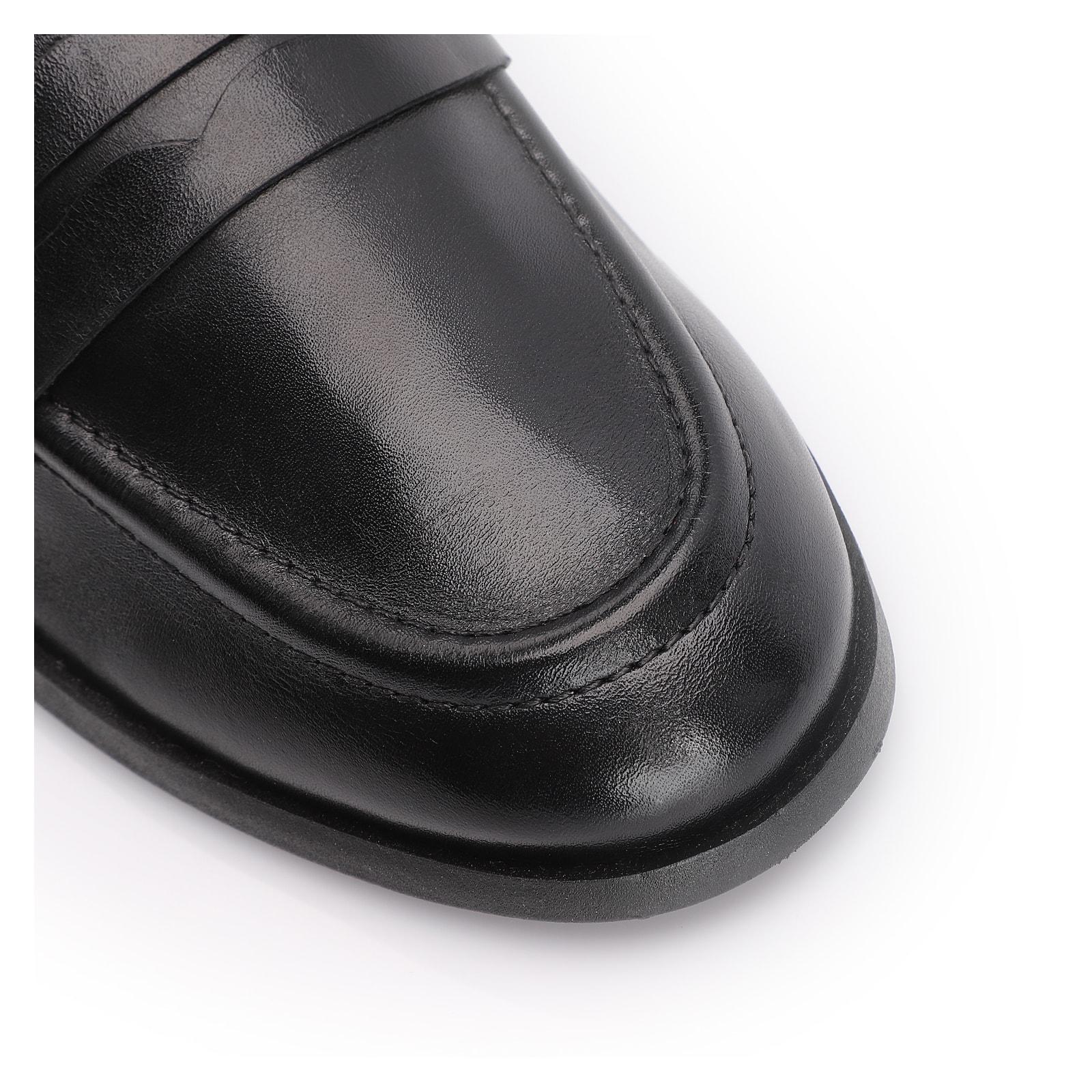 Mocassim Couro Preto