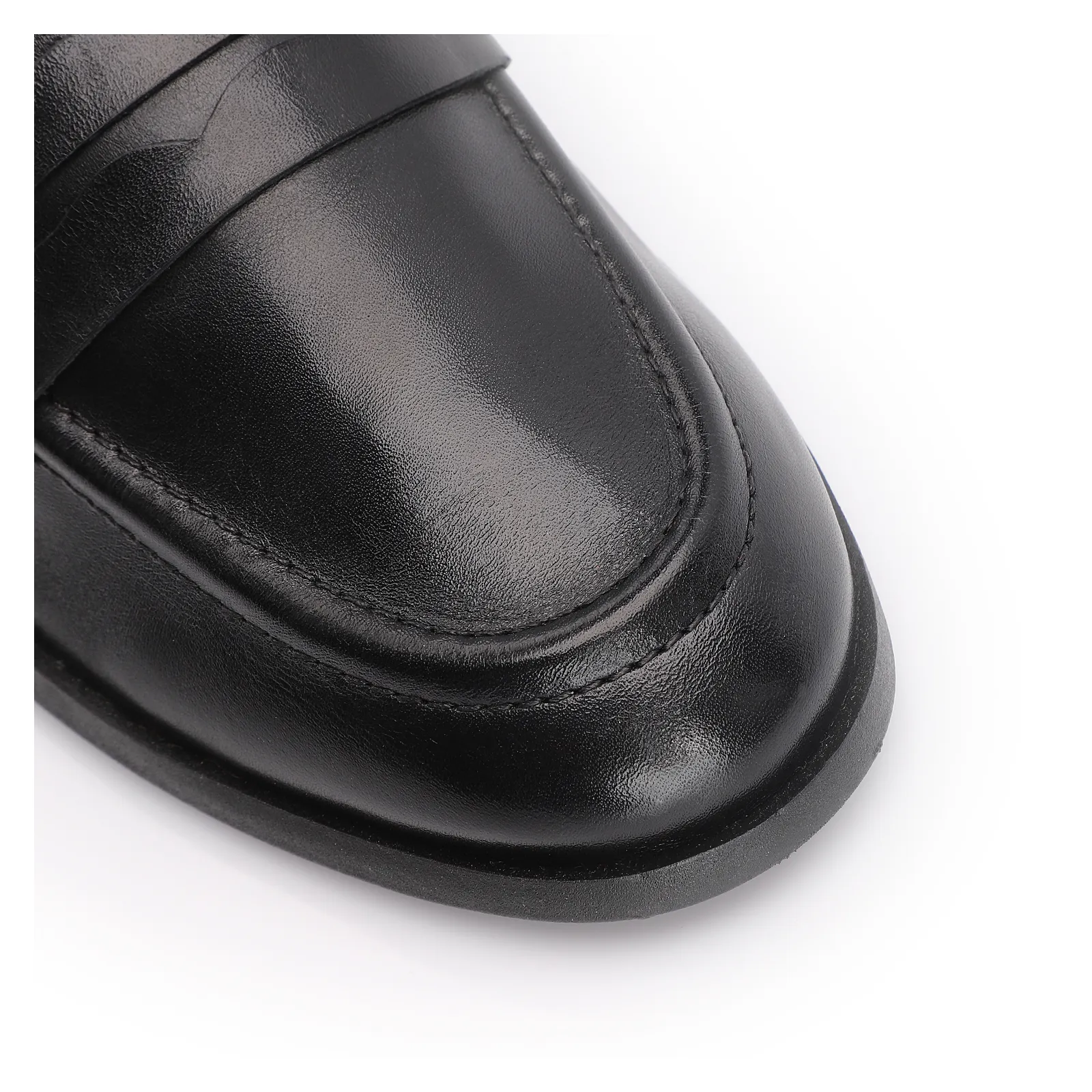 Mocassim Couro Preto