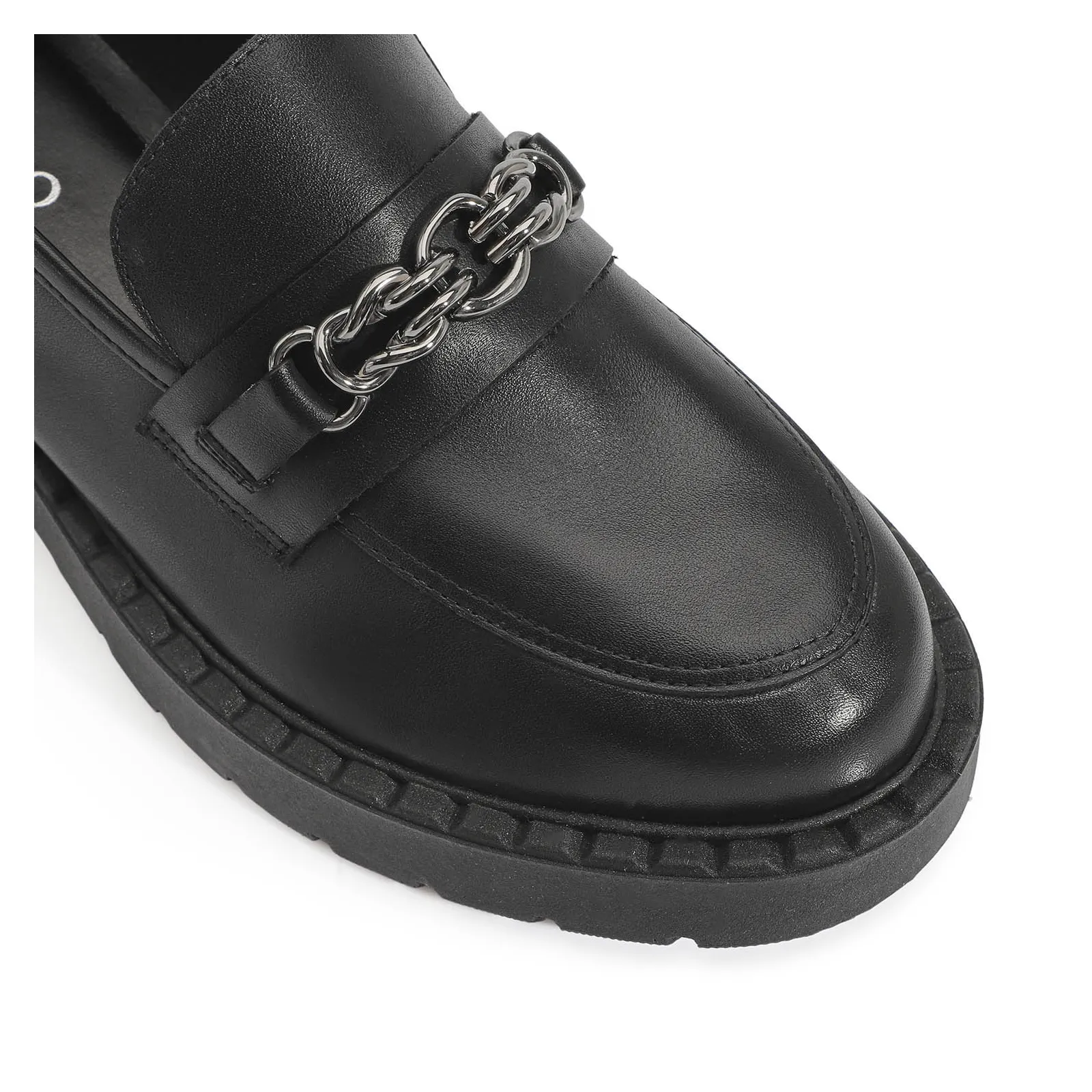 Mocassim Couro Preto