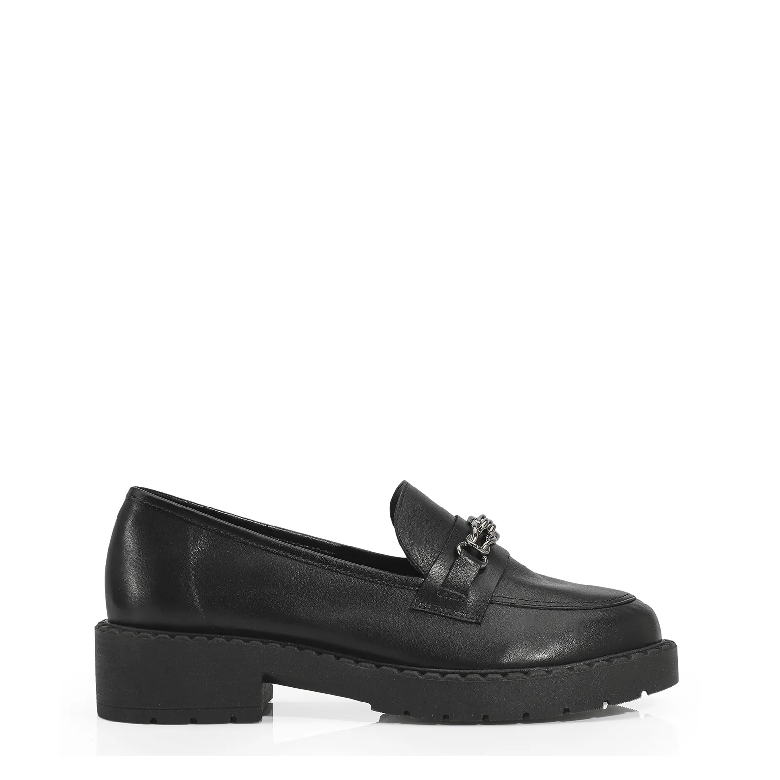 Mocassim Couro Preto