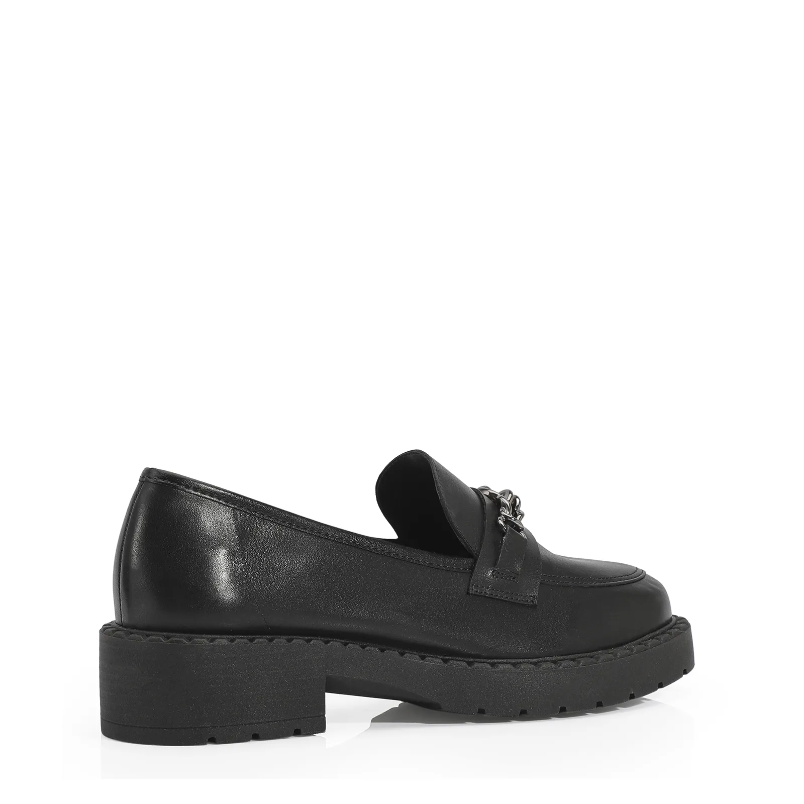 Mocassim Couro Preto