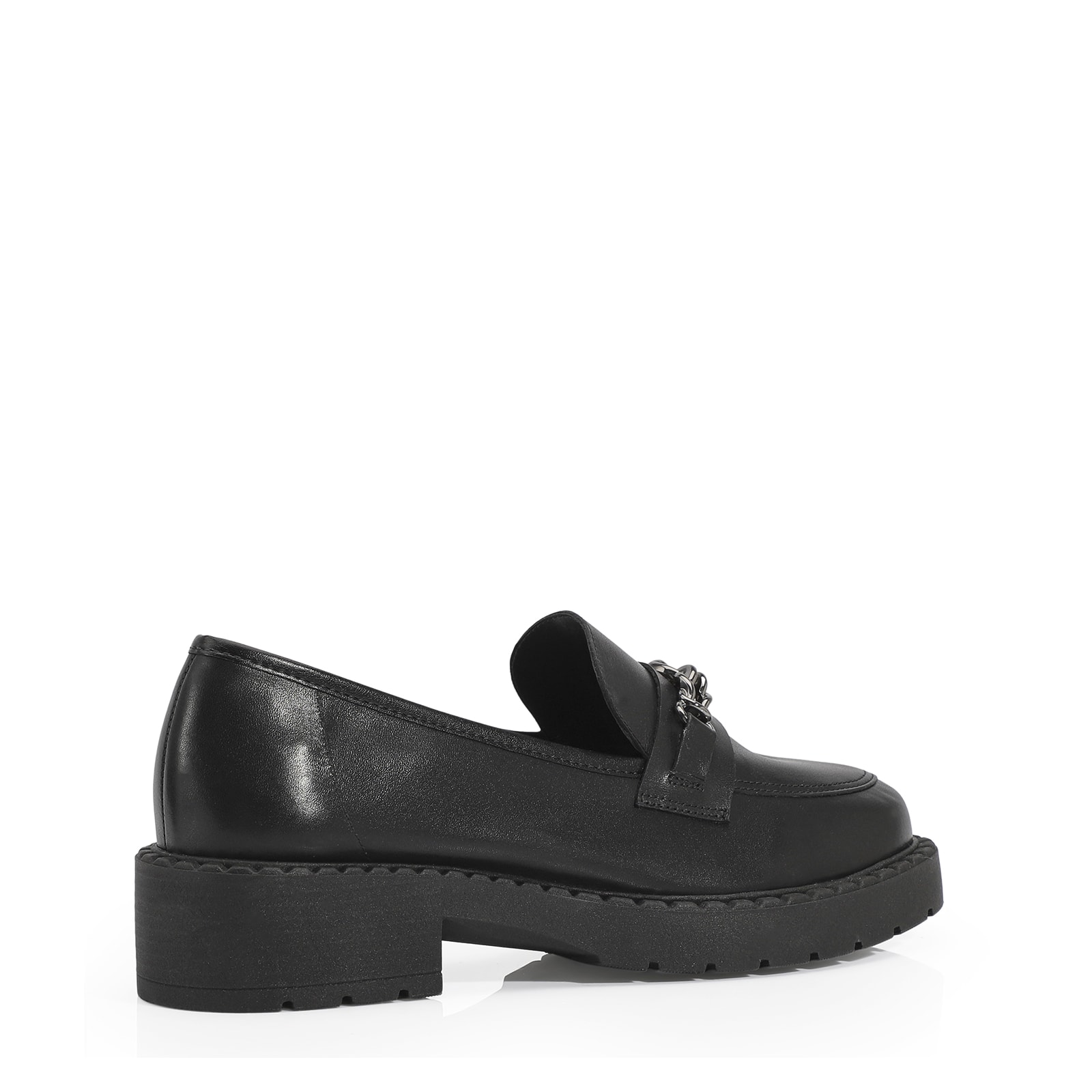 Mocassim Couro Preto