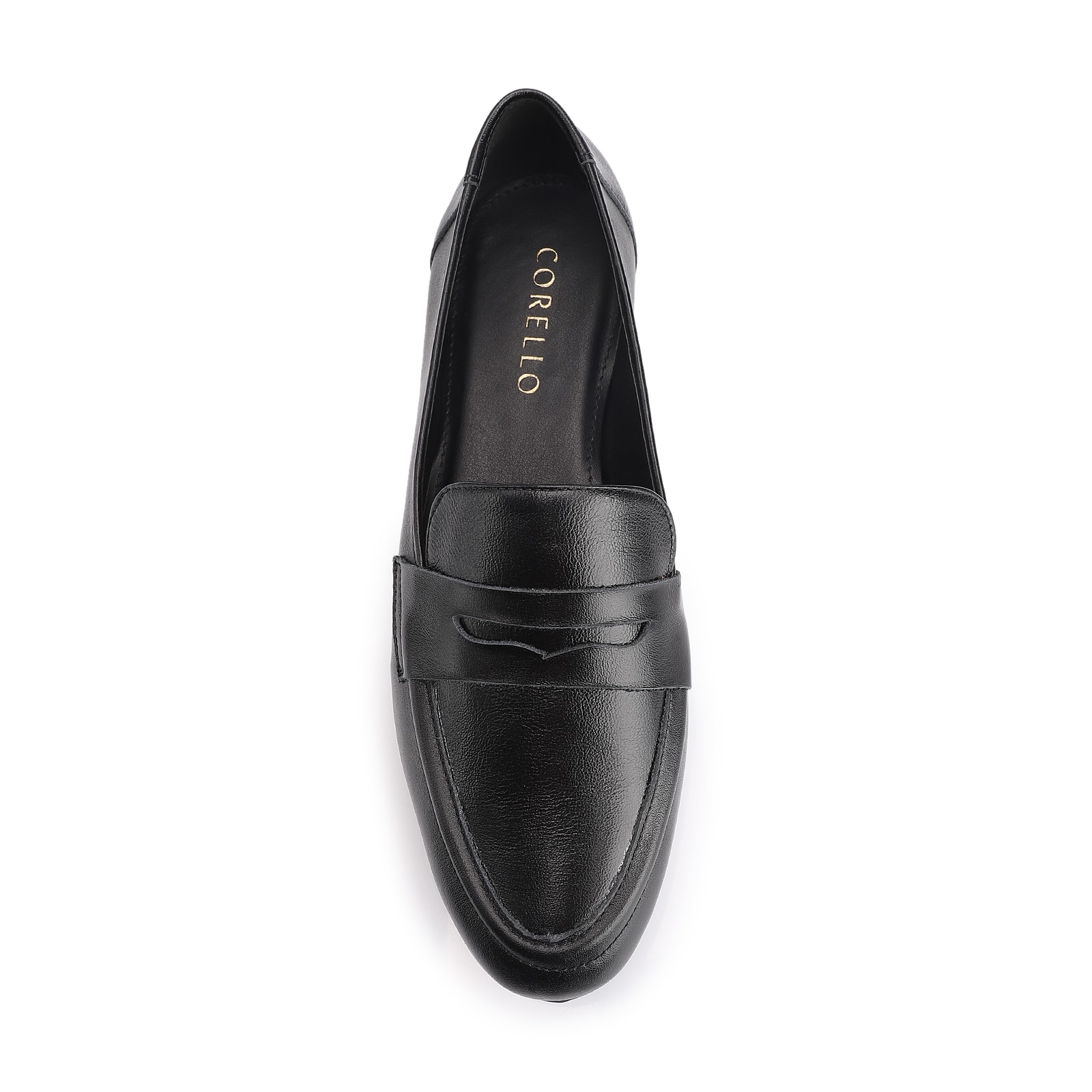 Mocassim Couro Preto