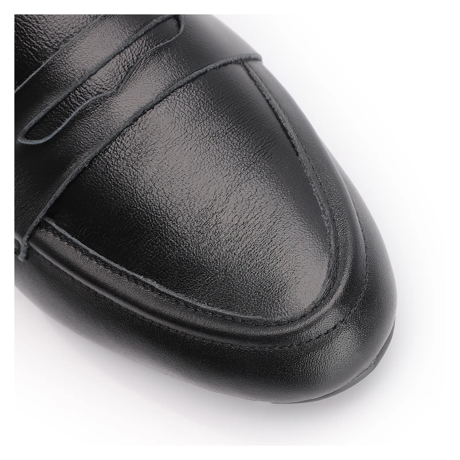 Mocassim Couro Preto