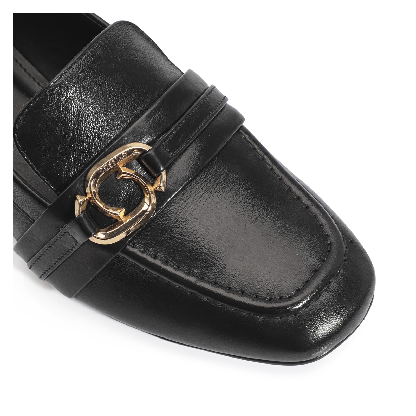 Mocassim Couro Preto
