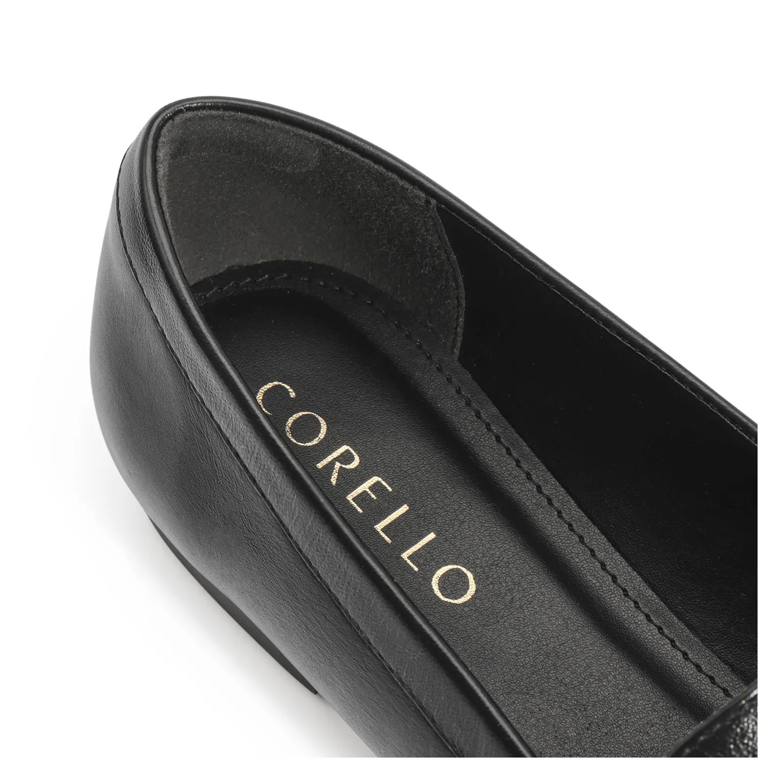 Mocassim Couro Preto