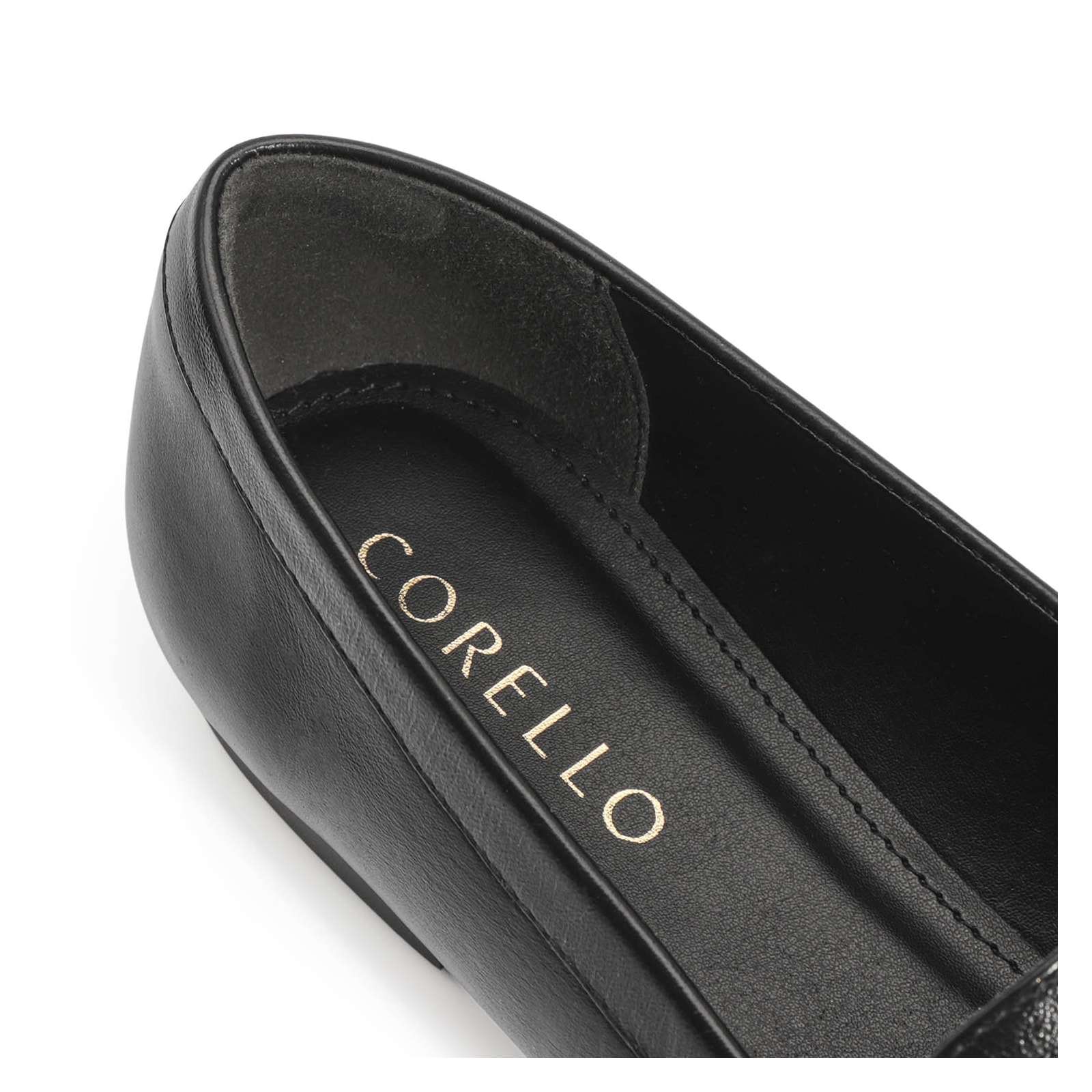 Mocassim Couro Preto