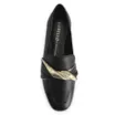 Mocassim Couro Preto/Dourado - imagem 6