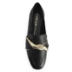 Mocassim Couro Preto/Dourado - imagem 6