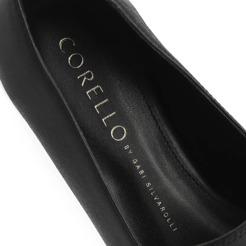 Mocassim Couro Preto/Dourado - imagem 8