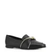 Mocassim Couro Preto/Dourado - imagem 1