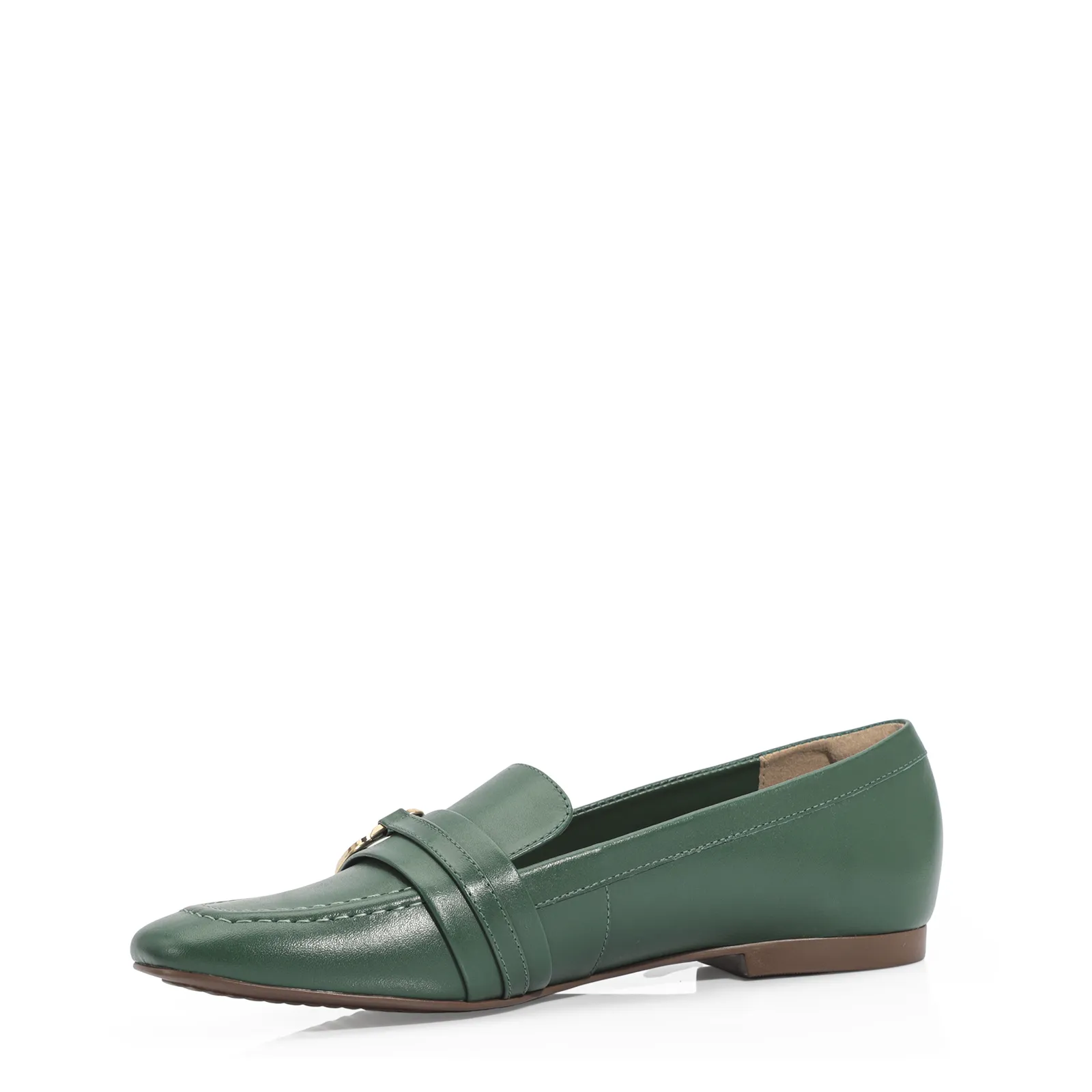 Mocassim Couro Verde