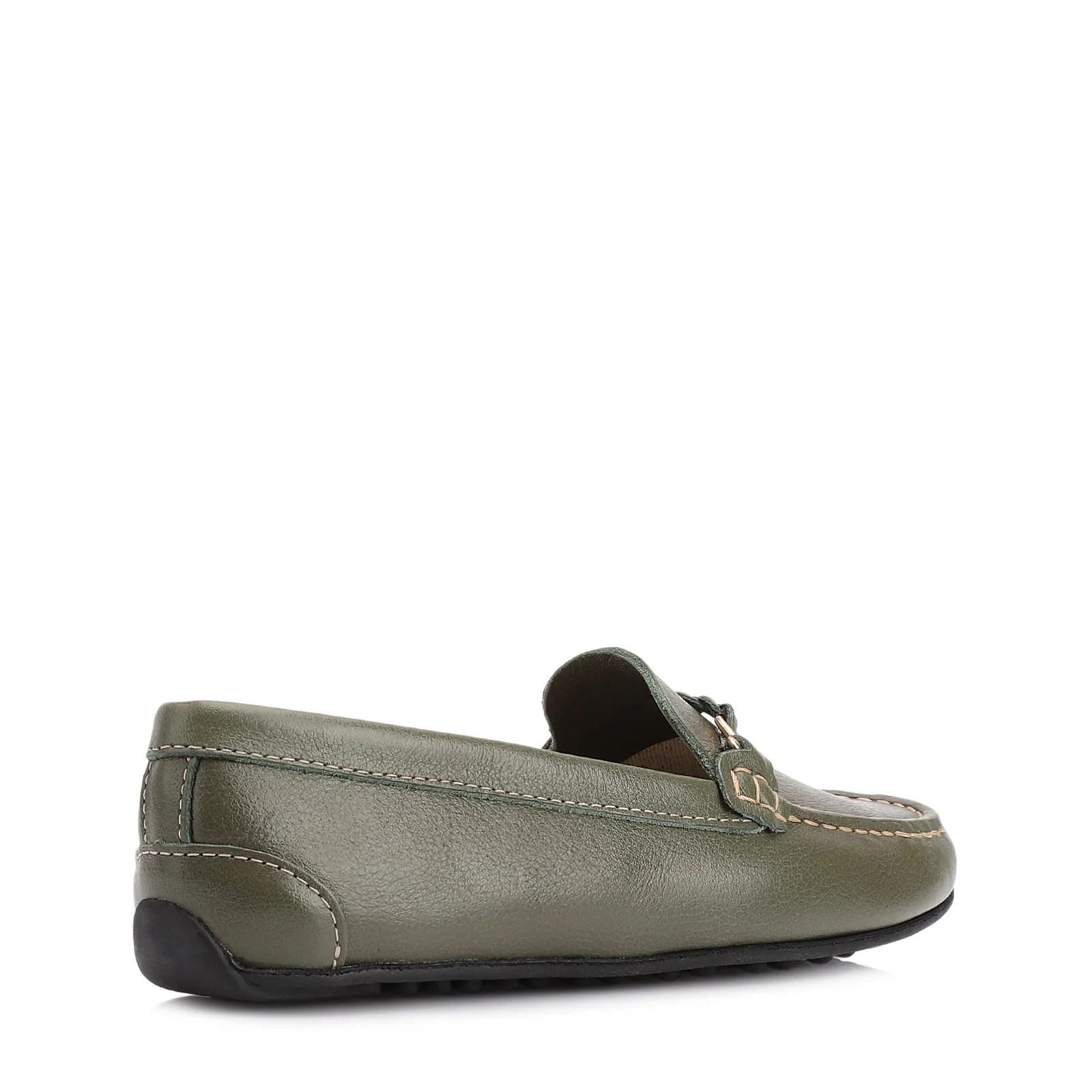 Mocassim Couro Verde