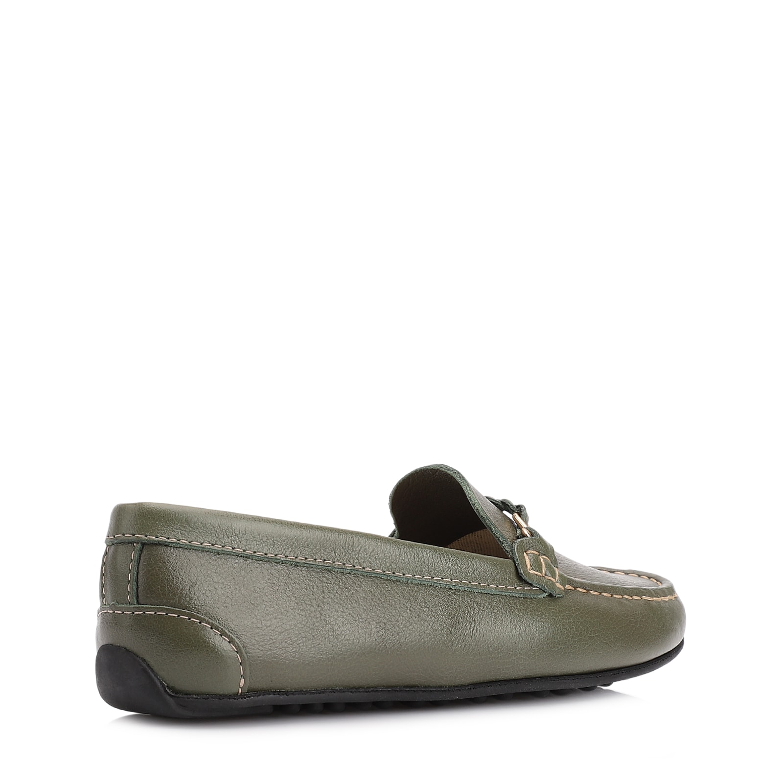 Mocassim Couro Verde