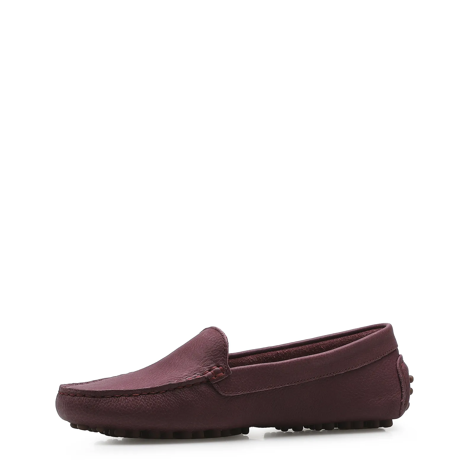 Mocassim Couro Vinho