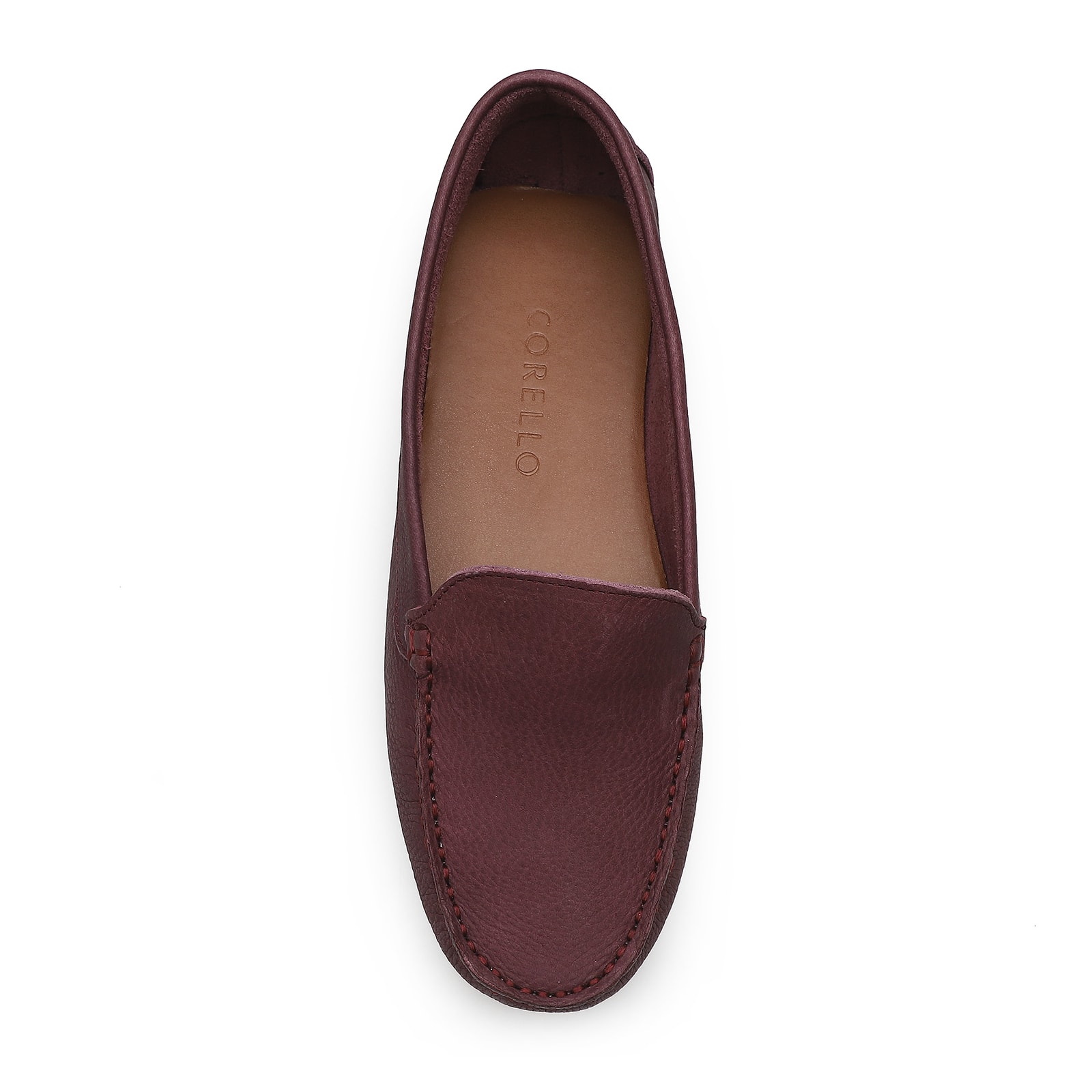 Mocassim Couro Vinho