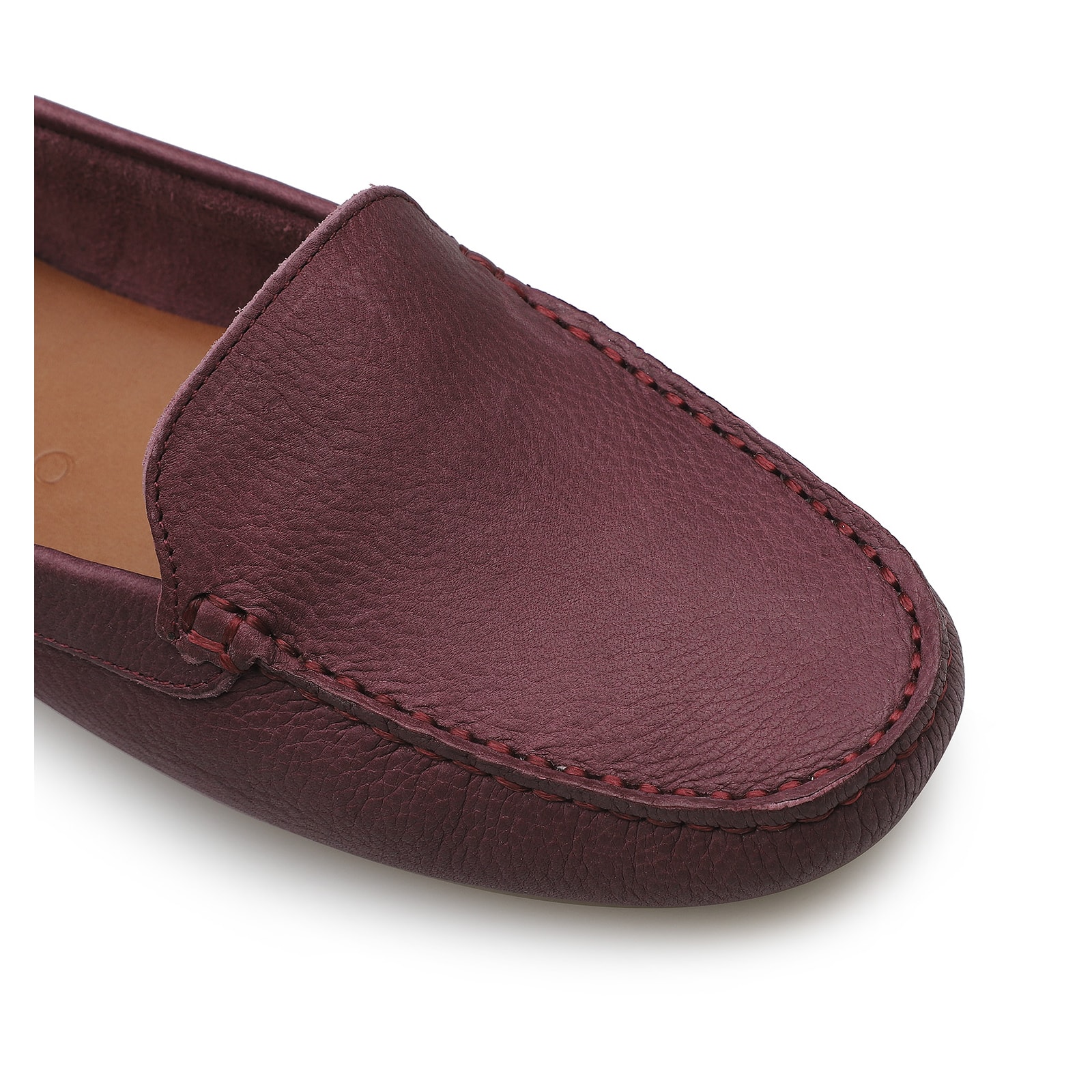 Mocassim Couro Vinho