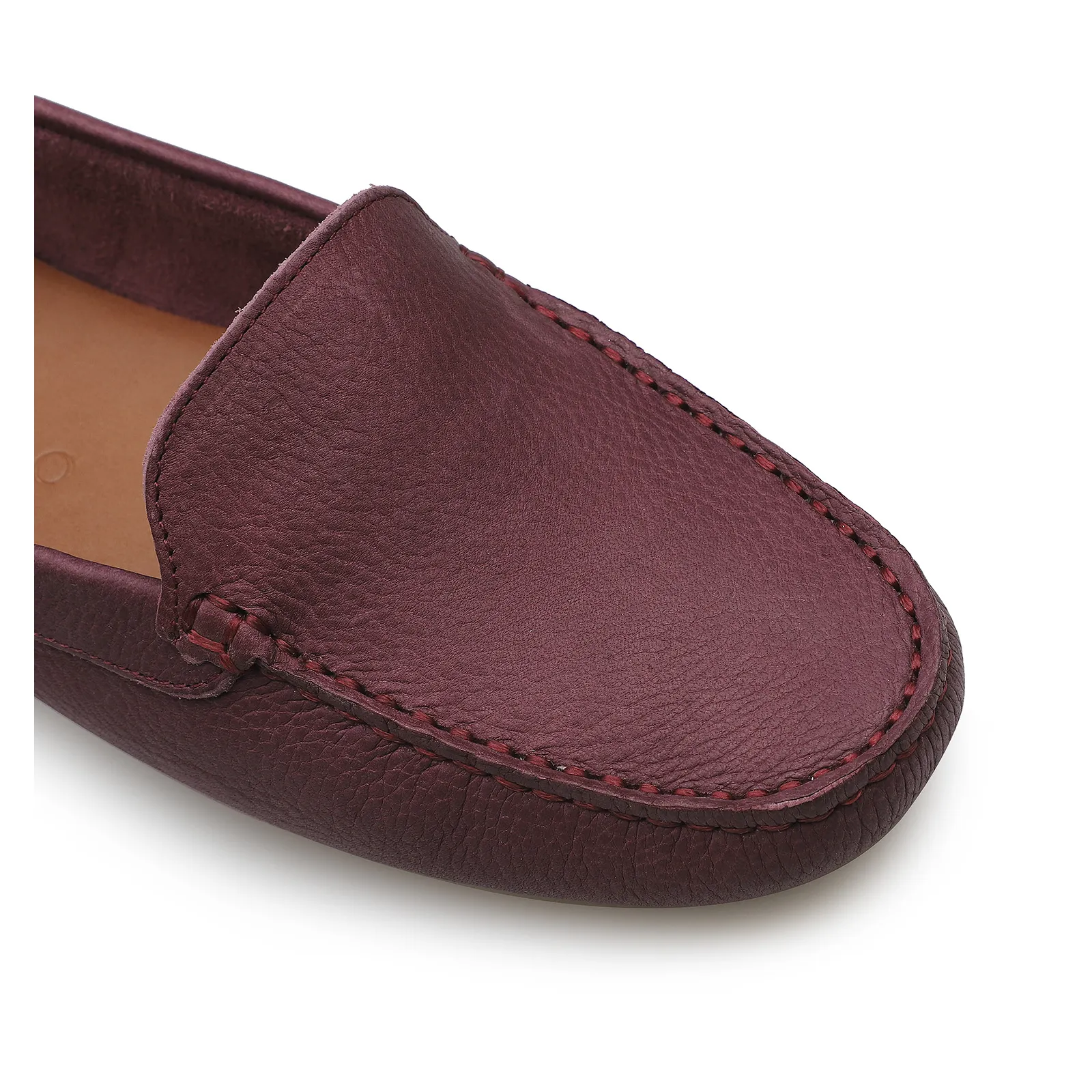 Mocassim Couro Vinho